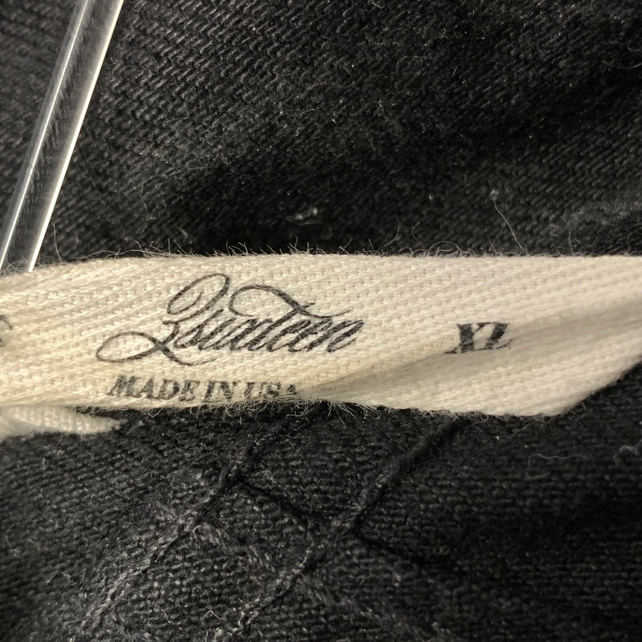 3SIXTEEN Size L Black Solid Denim Selvedge Jacket - Image 6