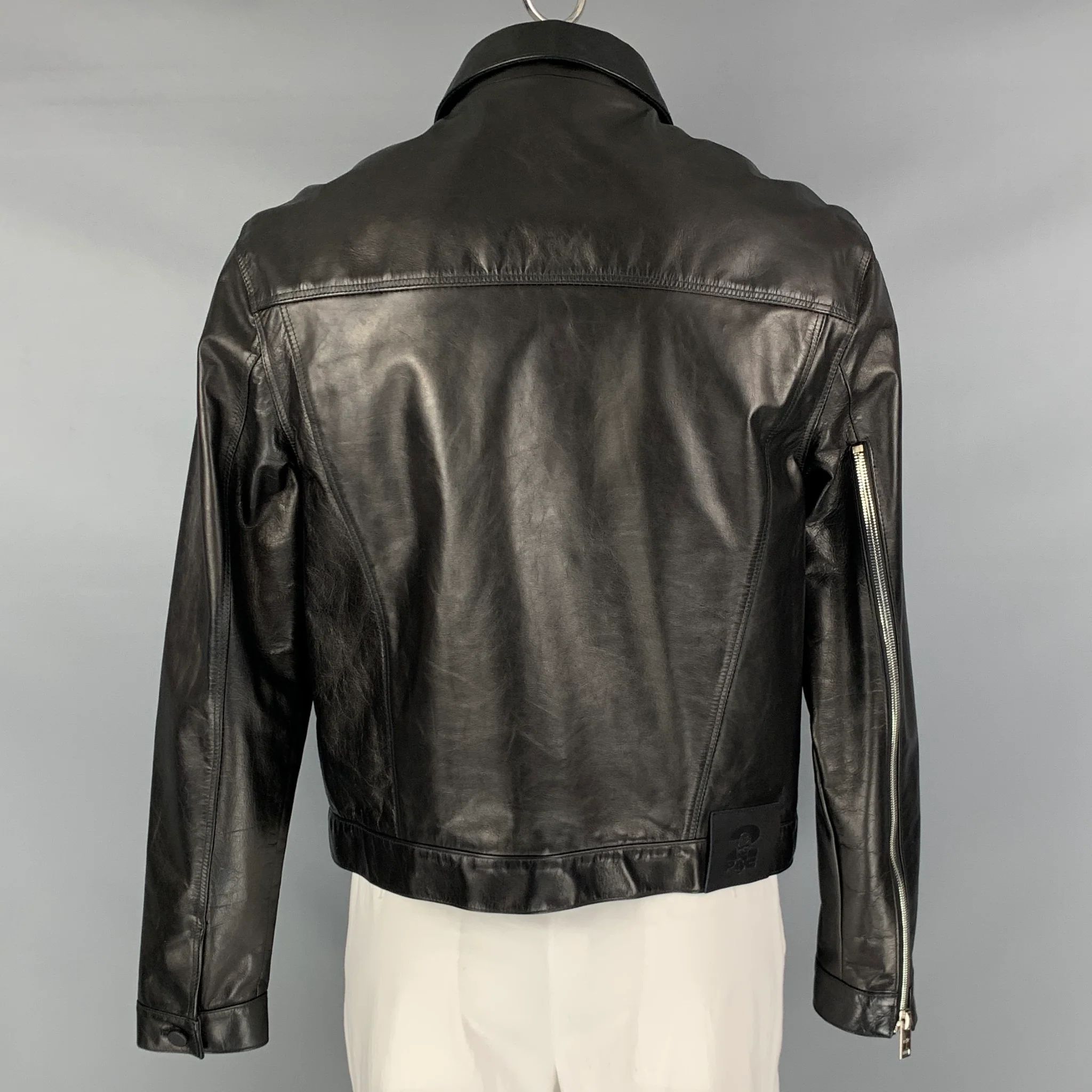 424 2PAC Size XL Black Trucker Jacket - Image 3
