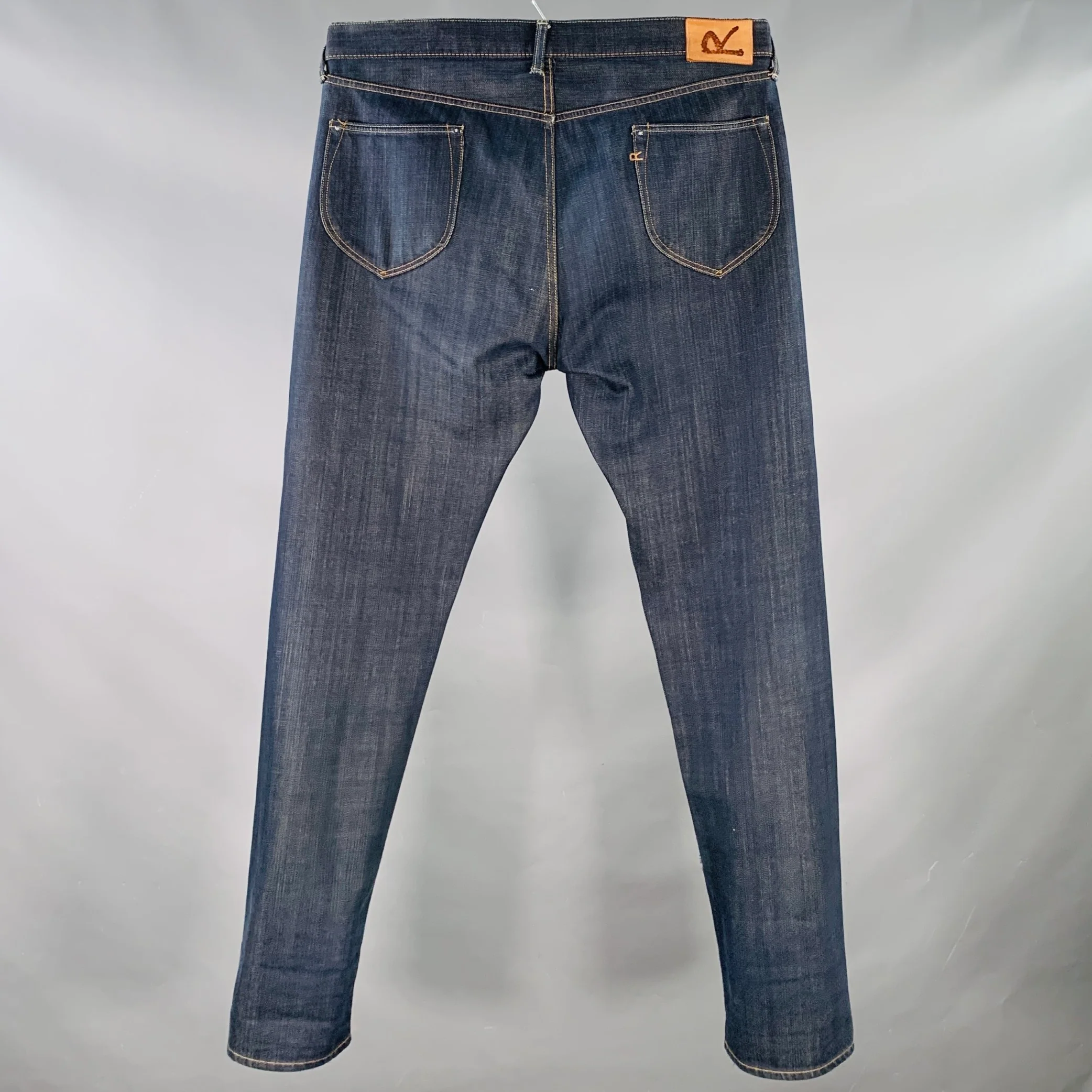 45rpm 2017 Size 38 Indigo Organic Cotton Straight Selvedge Jeans - Image 2
