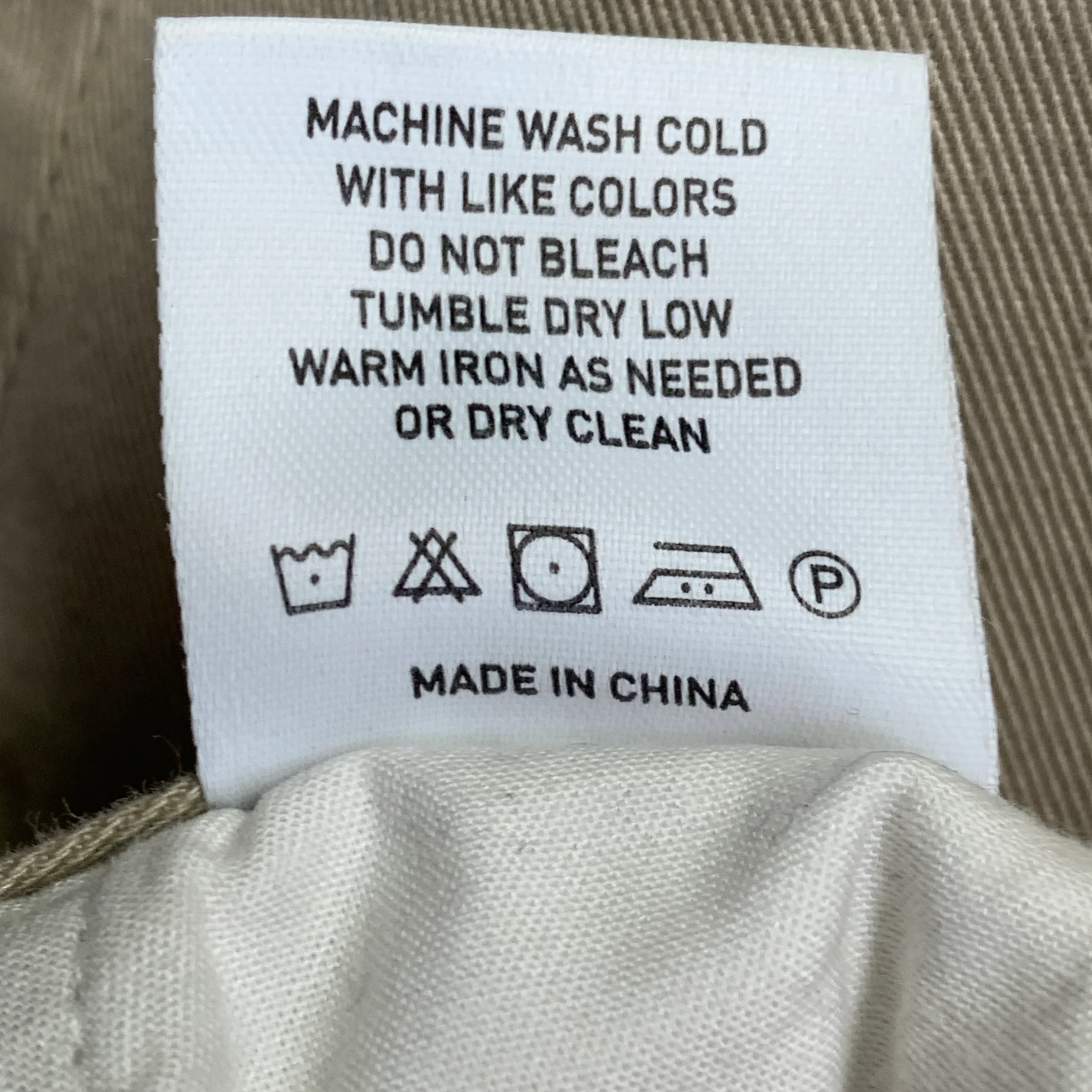 TOOD SNYDER Size 38 Beige Twill Cotton Pleated Side Tabs Casual Pants - Image 11