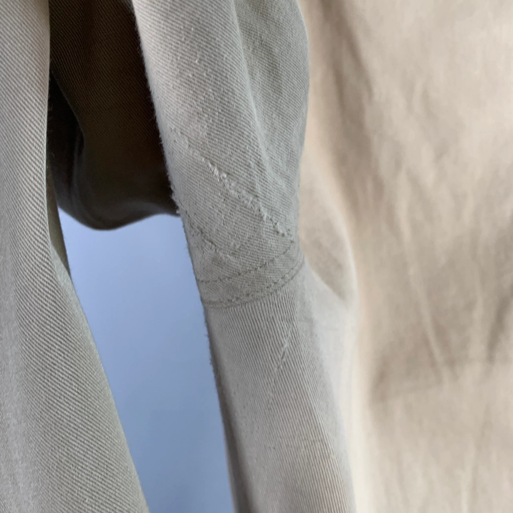 TOOD SNYDER Size 38 Beige Twill Cotton Pleated Side Tabs Casual Pants - Image 8