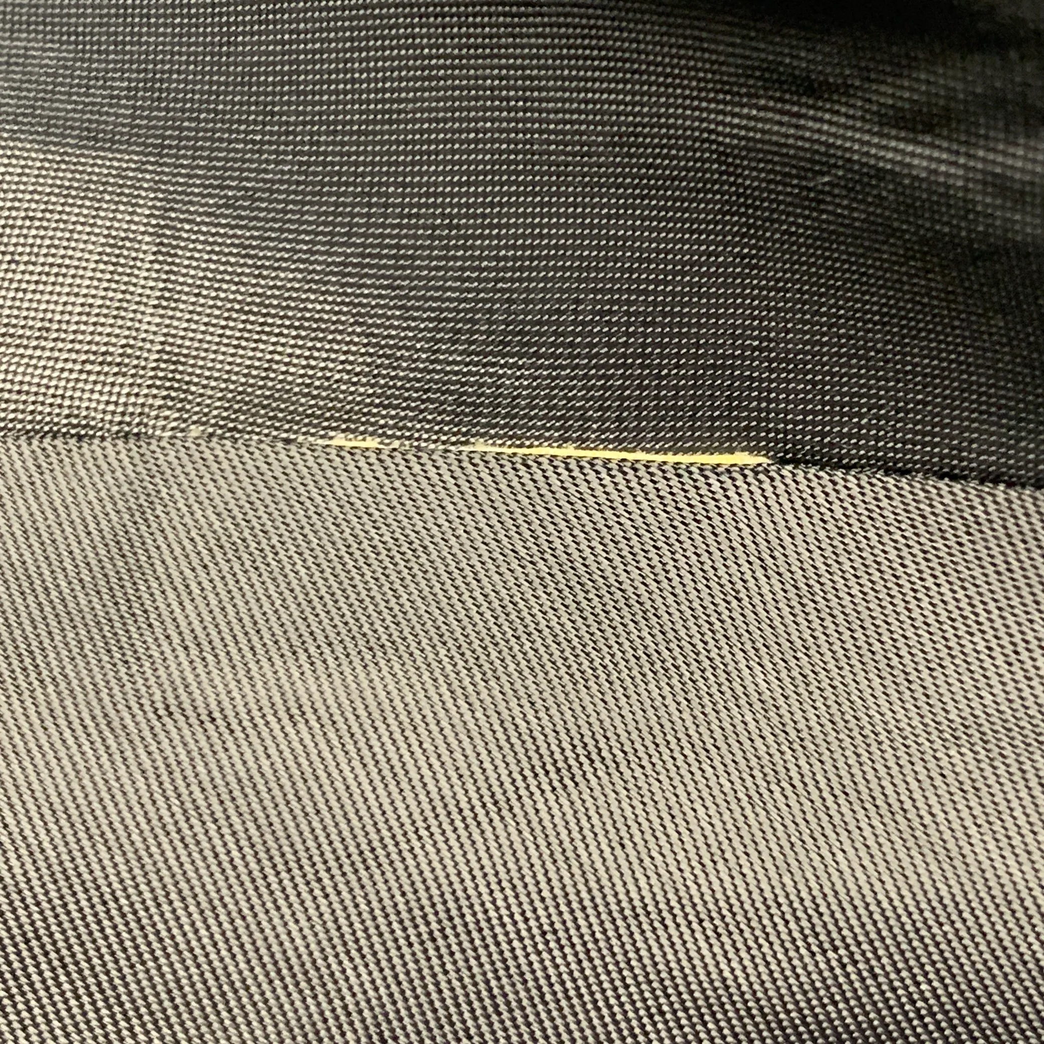 A.P.C. Size M Grey Double Breasted Twill Cape - Image 6