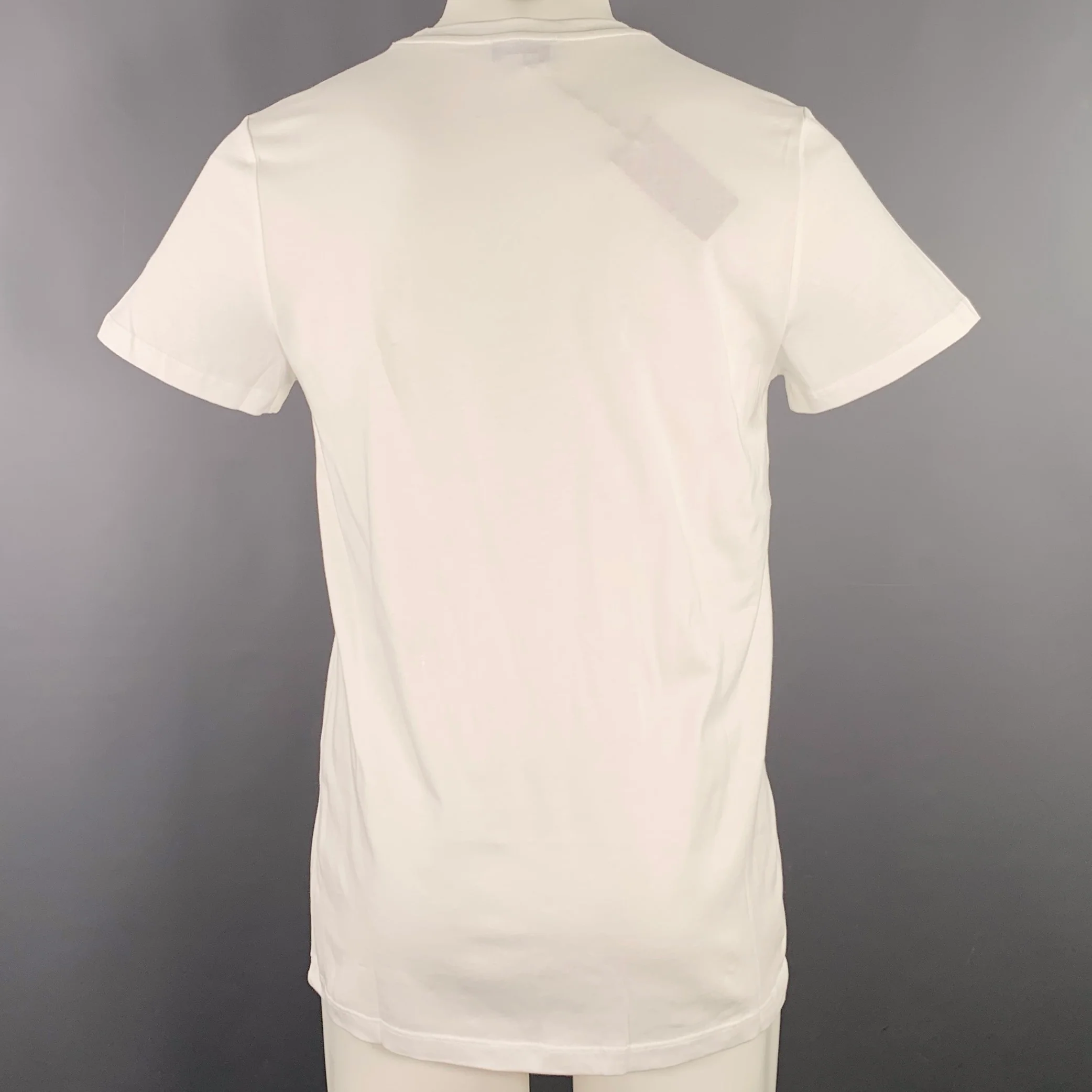 A.P.C. x KID CUDI Size M Dream On White Embroidery Cotton Crew Neck T-shirt - Image 4