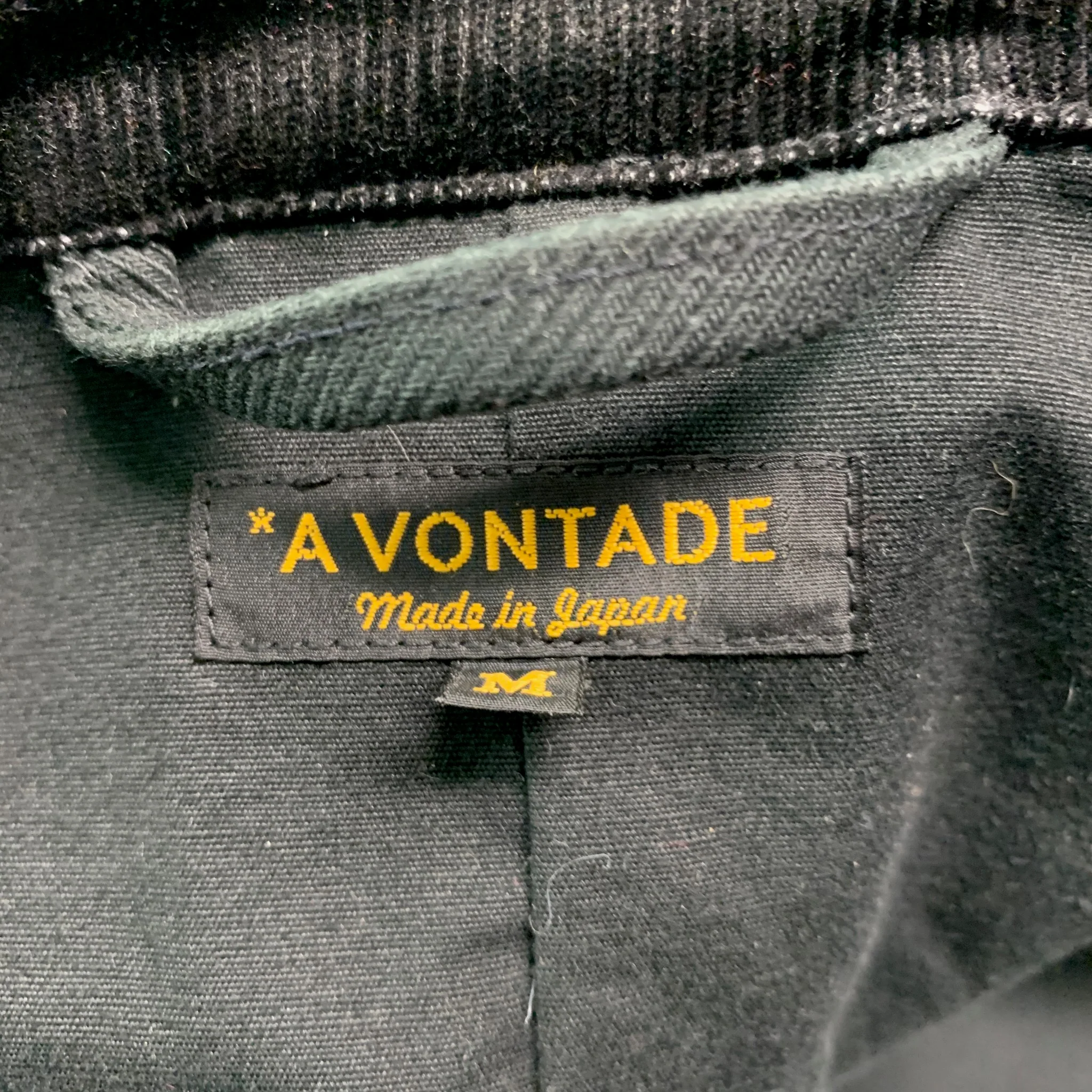 A VONTADE Size M Black Cotton Utility Jacket - Image 4