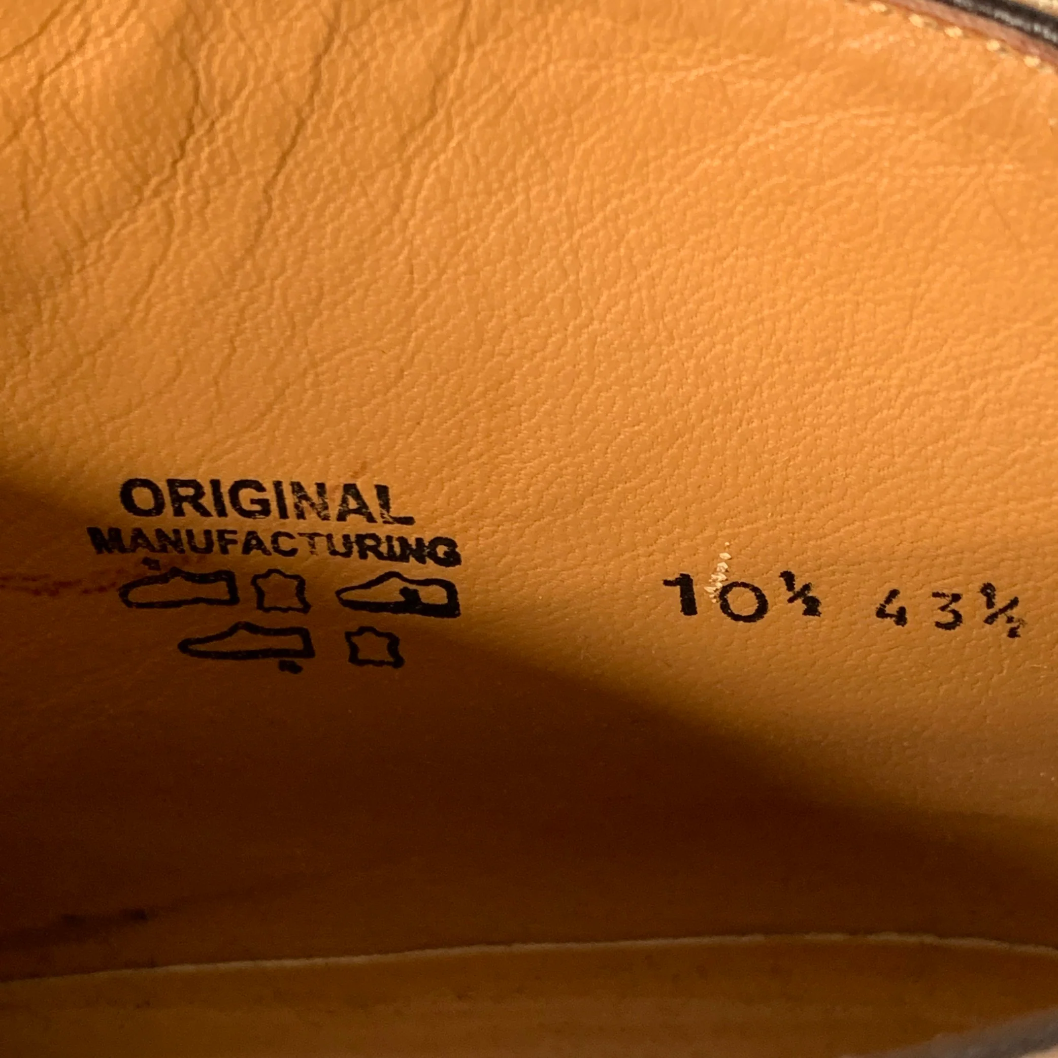 ACE MARKS Size 10.5 Tan Antique Leather Chukka Lace-Up Boots - Image 8