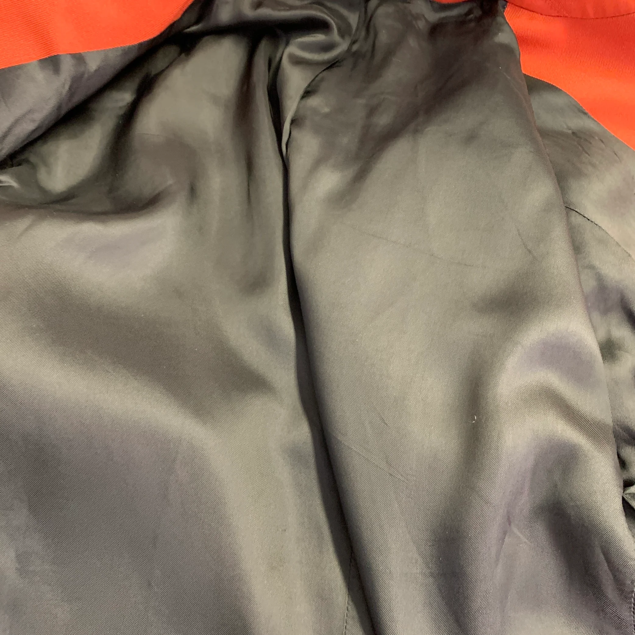 ACNE STUDIOS Size 36 Brick Polyester Cotton Notch Lapel Wide Leg Suit - Image 9