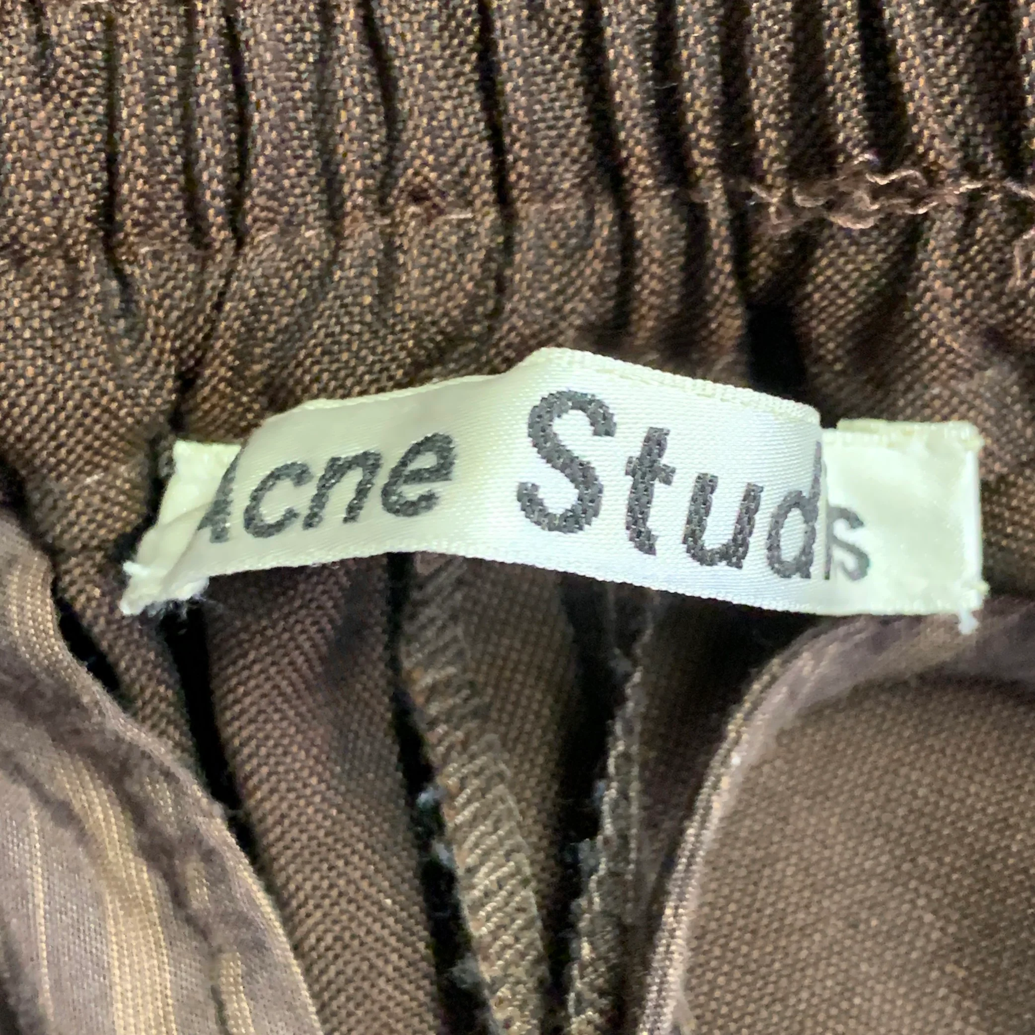 ACNE STUDIOS Size M Brown Wool Mohair Elastic Waistband Casual Pants - Image 5