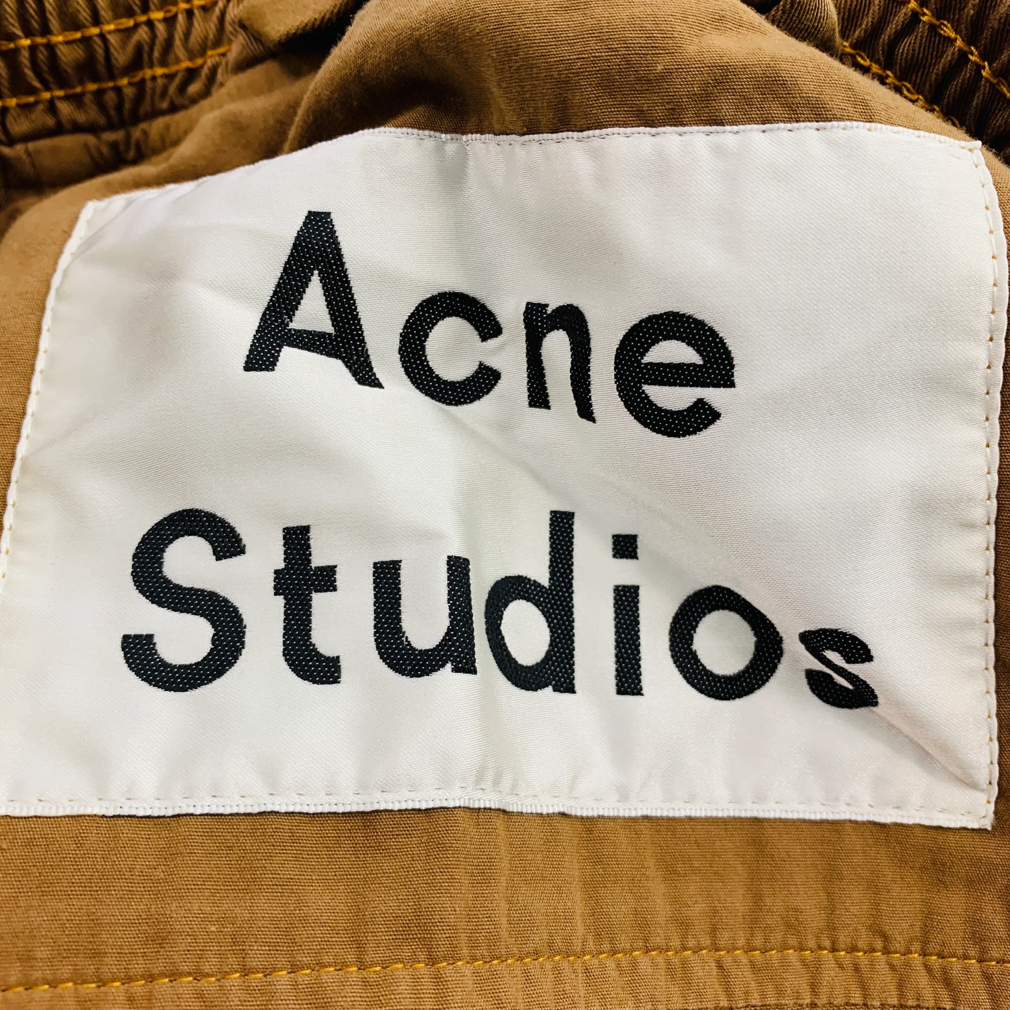 ACNE STUDIOS Size S Brown Cotton Bomber Jacket - Image 4