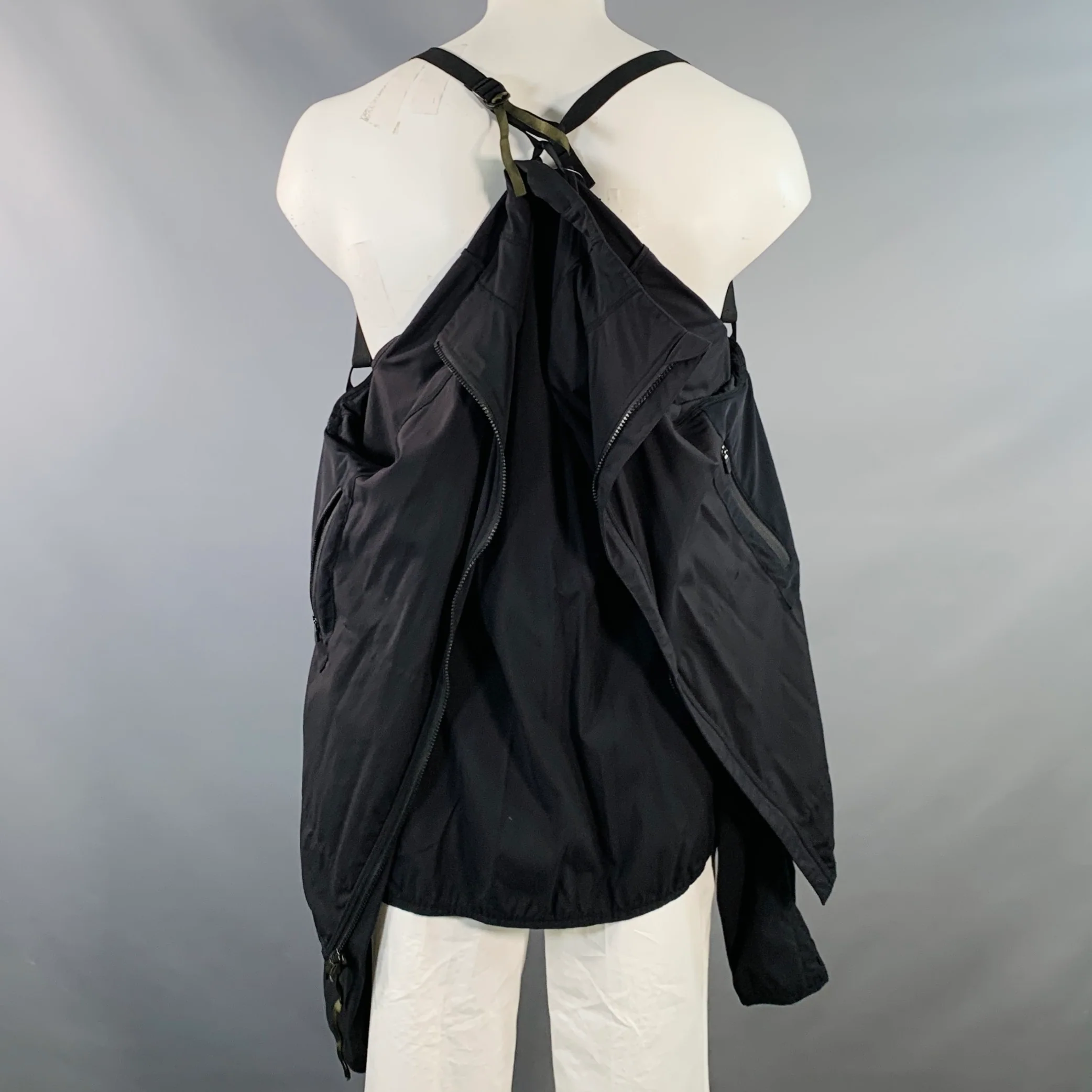 ACRONYM Size XL Black Polyamide Blend Windbreaker Jacket - Image 4
