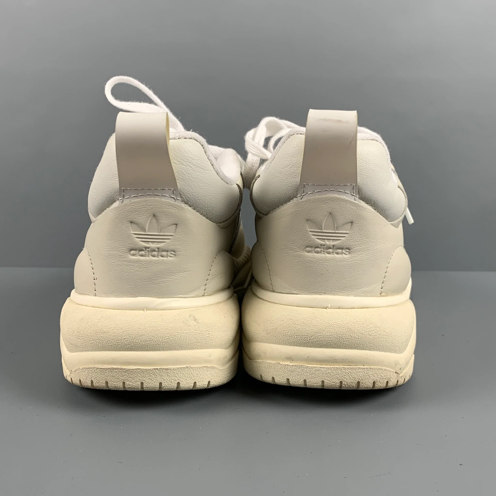 ADIDAS Supercourt RX Size 10 Cloud White Leather Athletic EE6328 Sneakers - Image 3