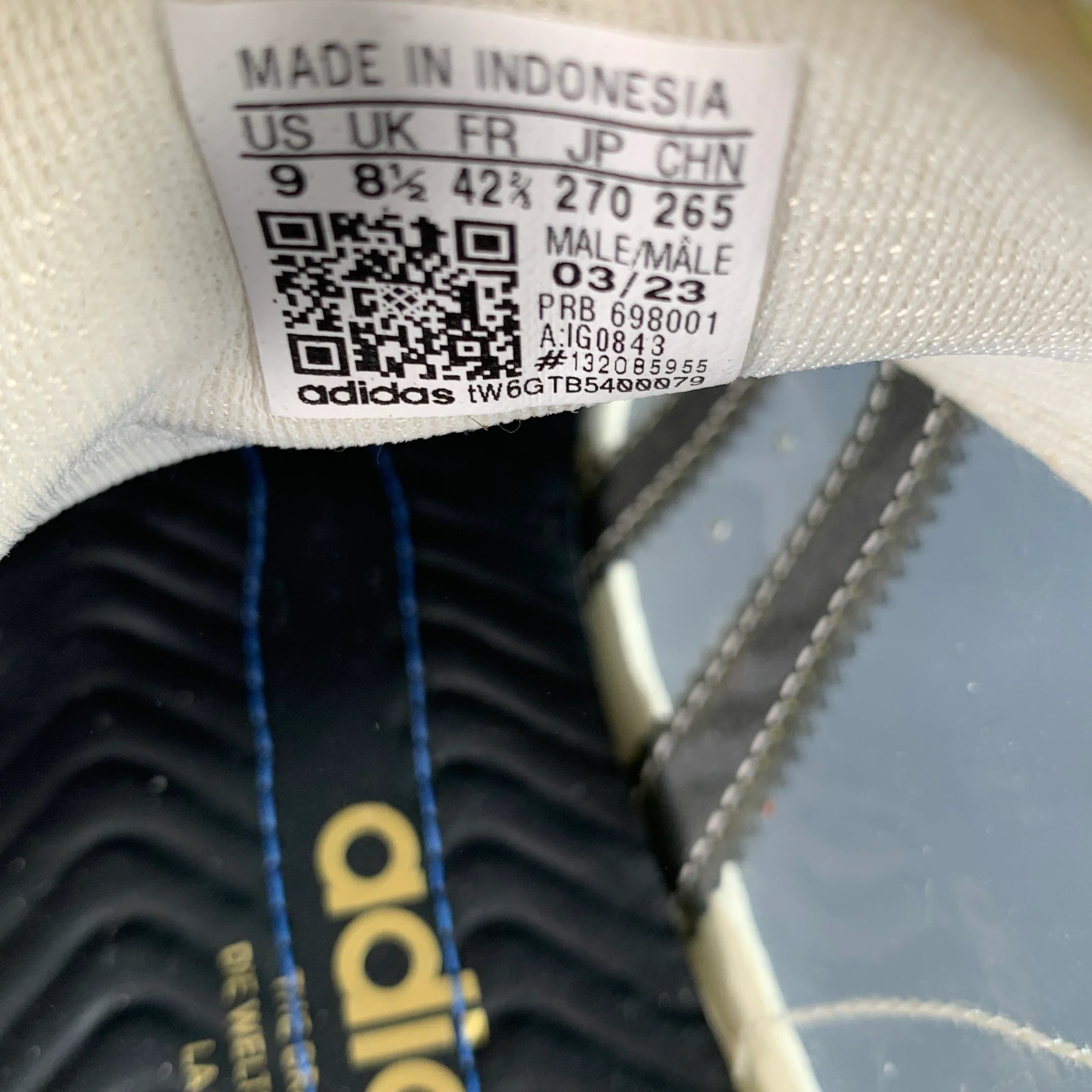 ADIDAS Size 9 White Black See-Through Acetate Ankle Sneakers - Image 7