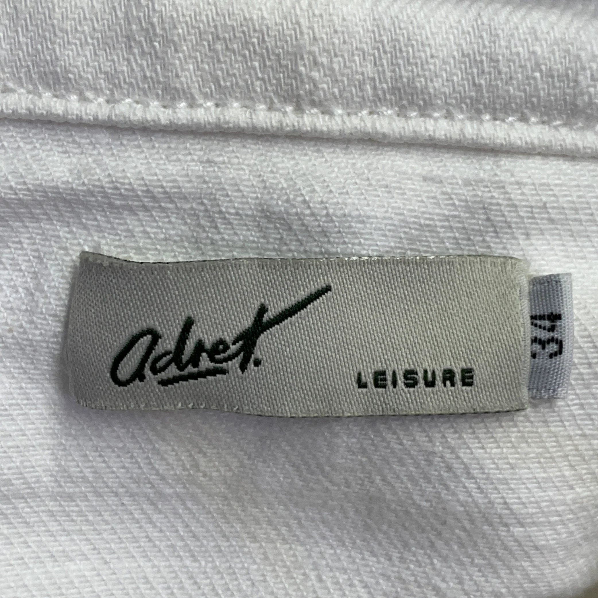ADRET Size 34 White Pleated Tapered Casual Pants - Image 7