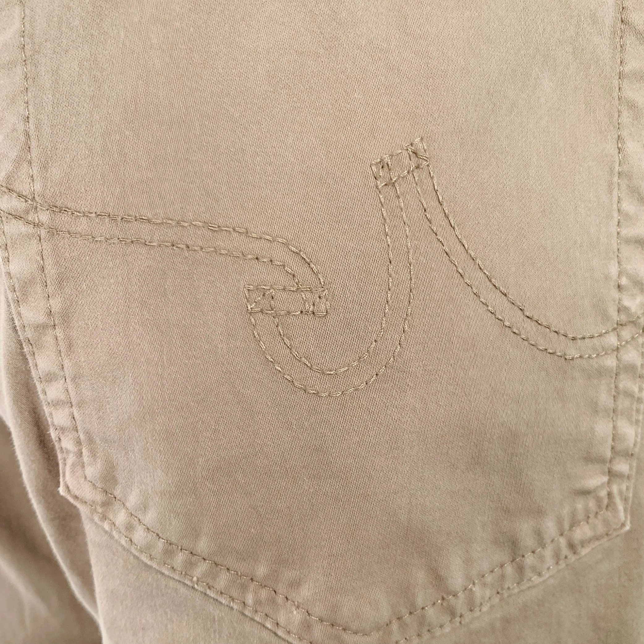 ADRIANO GOLDSCHMIED Size 36 Everett Khaki Cotton Blend Jean Cut Casual Pants - Image 3