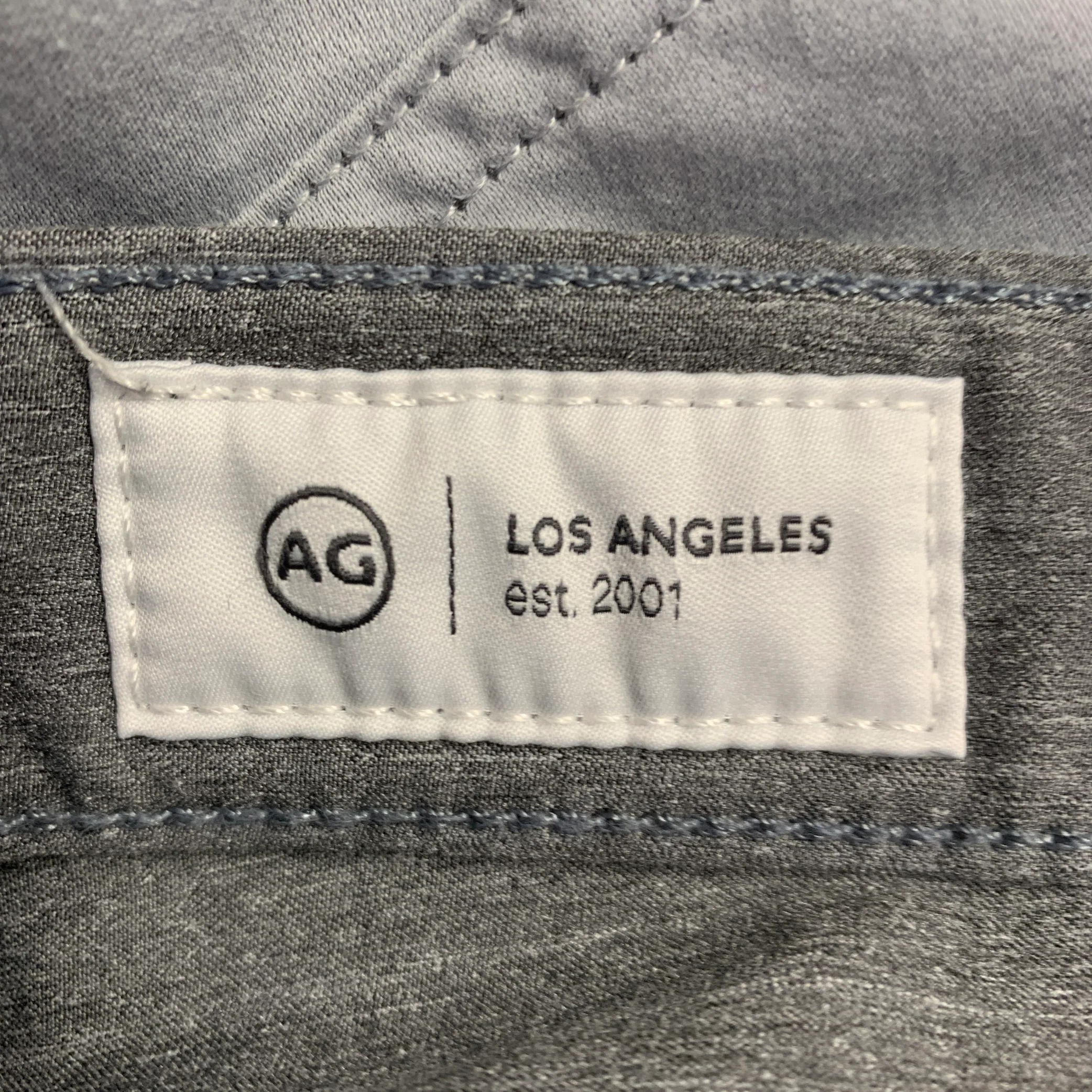 ADRIANO GOLDSCHMIED Size 36 Everett Light Grey Cotton Blend Casual Pants - Image 4