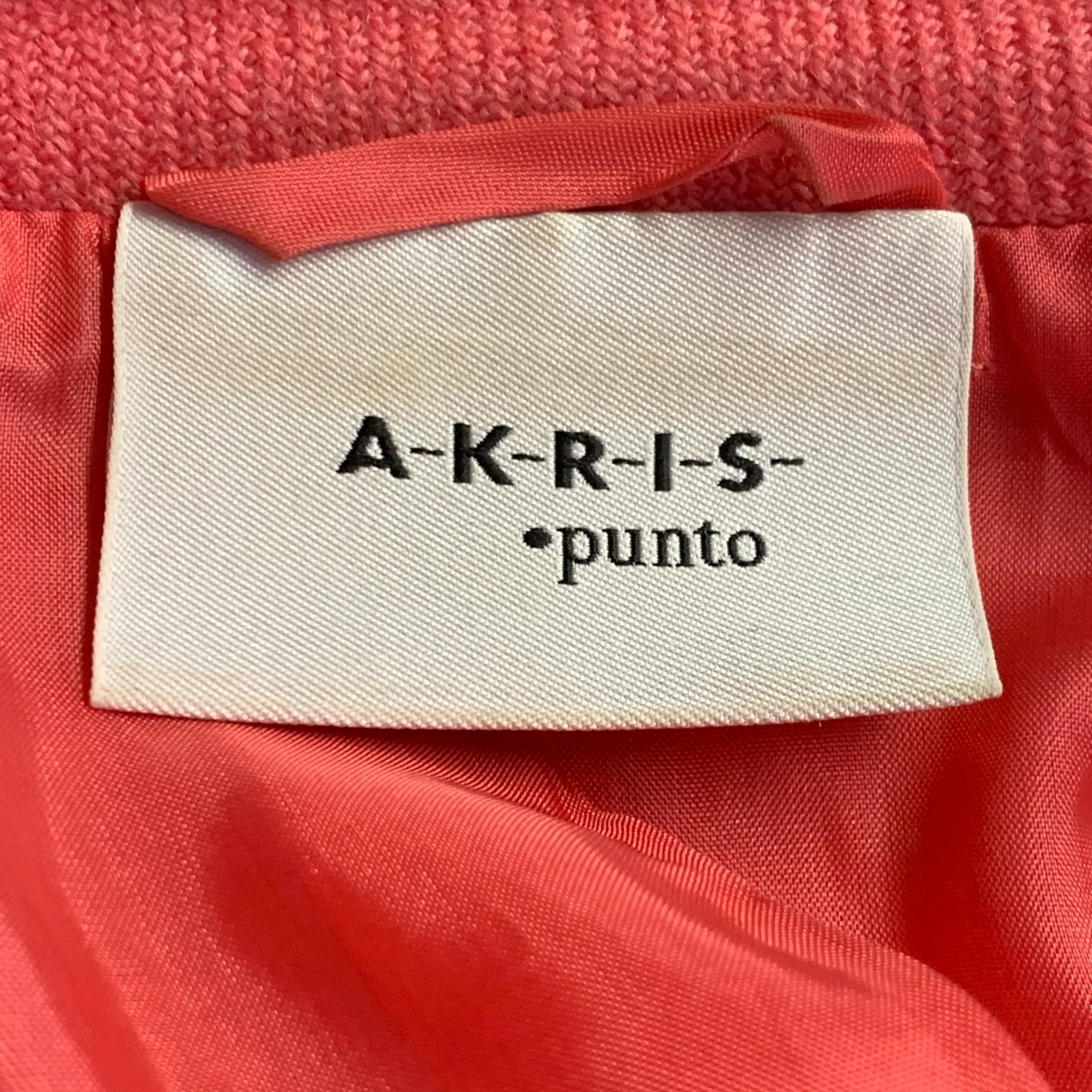 AKRIS PUNTO Size 8 Pink Wool Cashmere Twill Cinched Jacket Blazer - Image 6