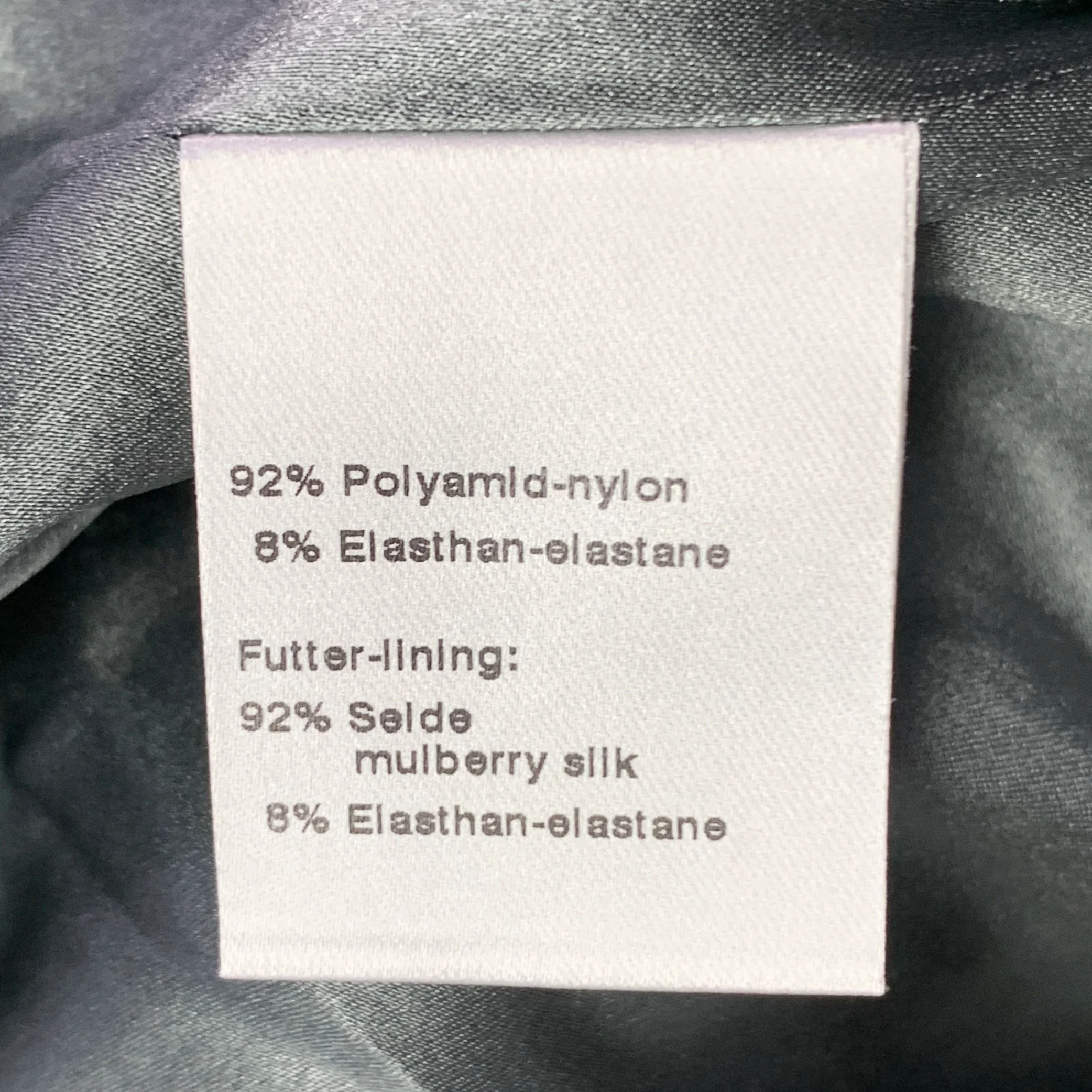 AKRIS Size 10 Silver Grey Polyamide Blend Sequined High Neck Sleeveless Long Evening Gown - Image 8
