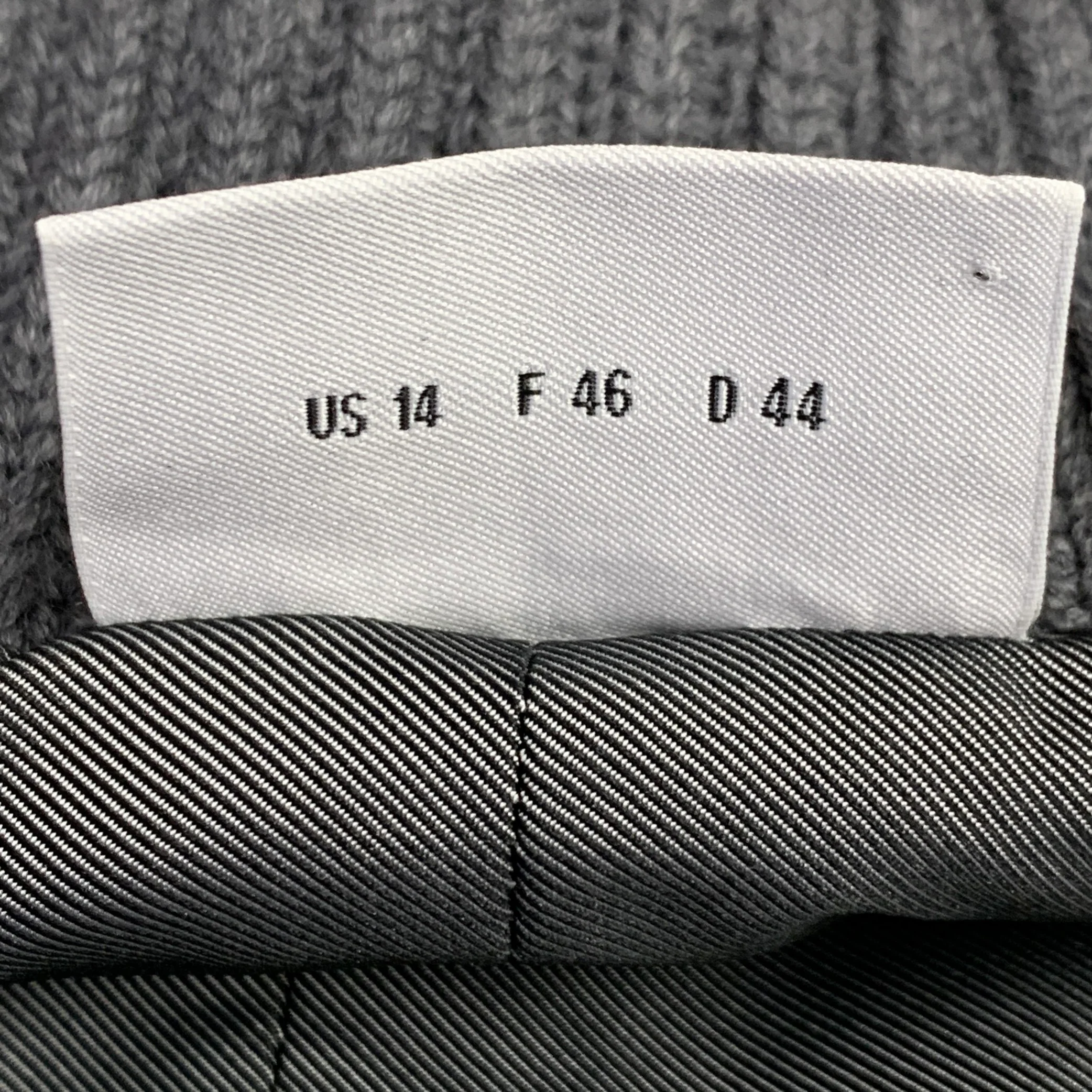 AKRIS Size 14 Grey Polyester Blend Knit Double Zipper Jacket - Image 5