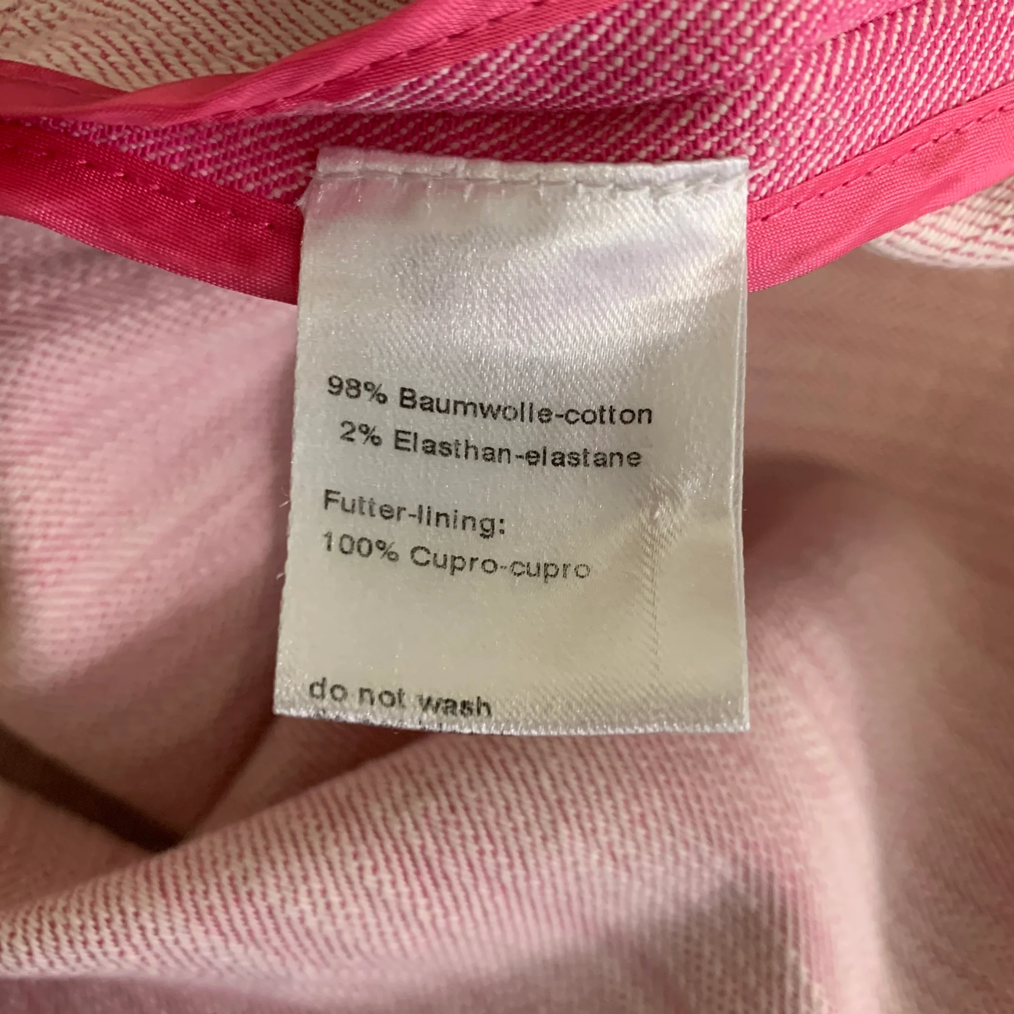 AKRIS Size 8 Pink Cotton Elastane Contrast Stitch Belted Dress - Image 6