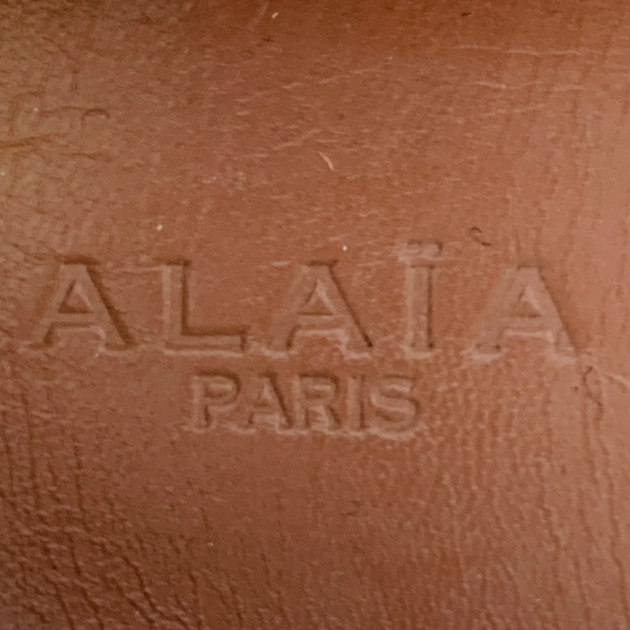 ALAIA Size 8 White Tan Laser Cut Leather Lace-Up Low Top Sneakers - Image 7