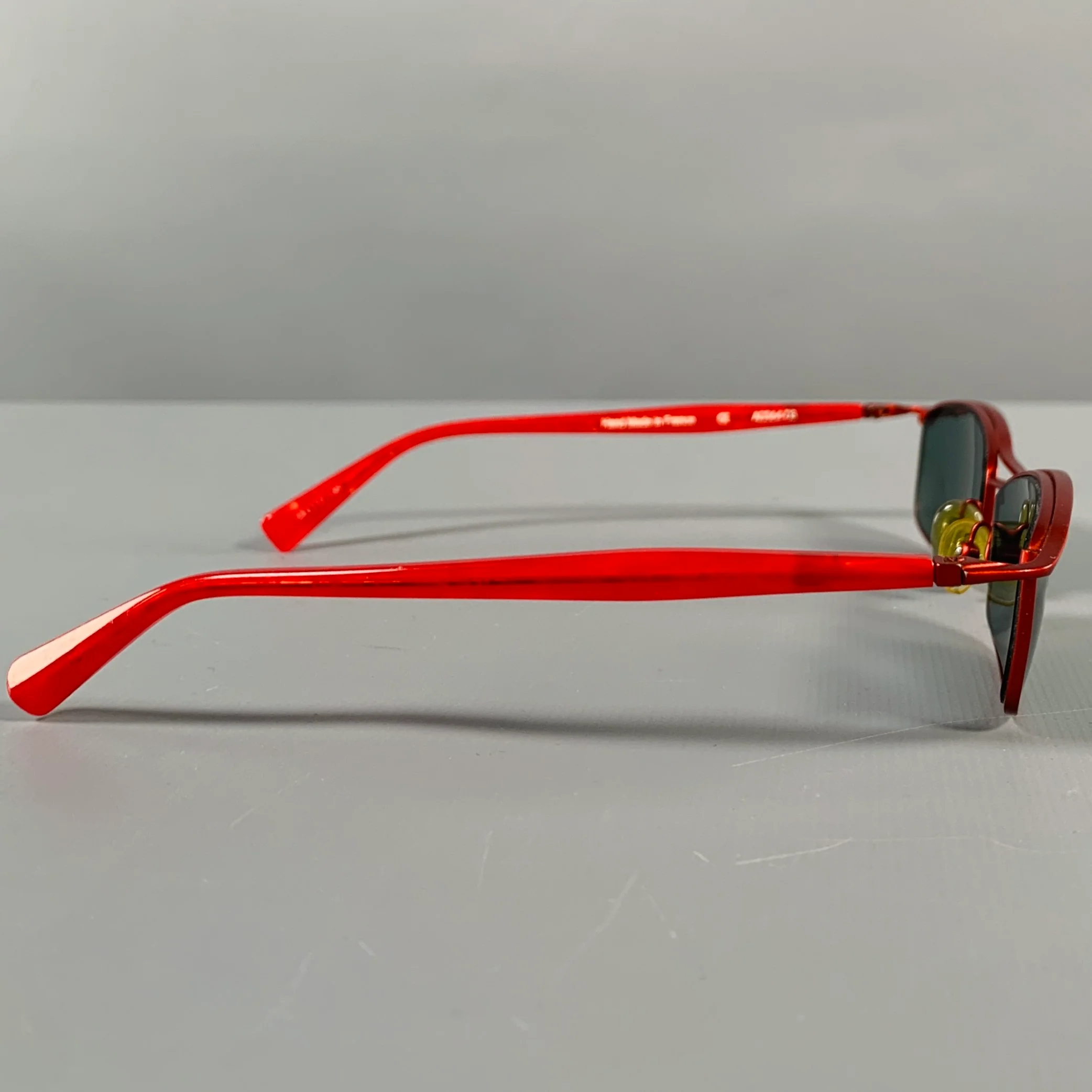 ALAIN MIKLI Red Metal Sunglasses - Image 2