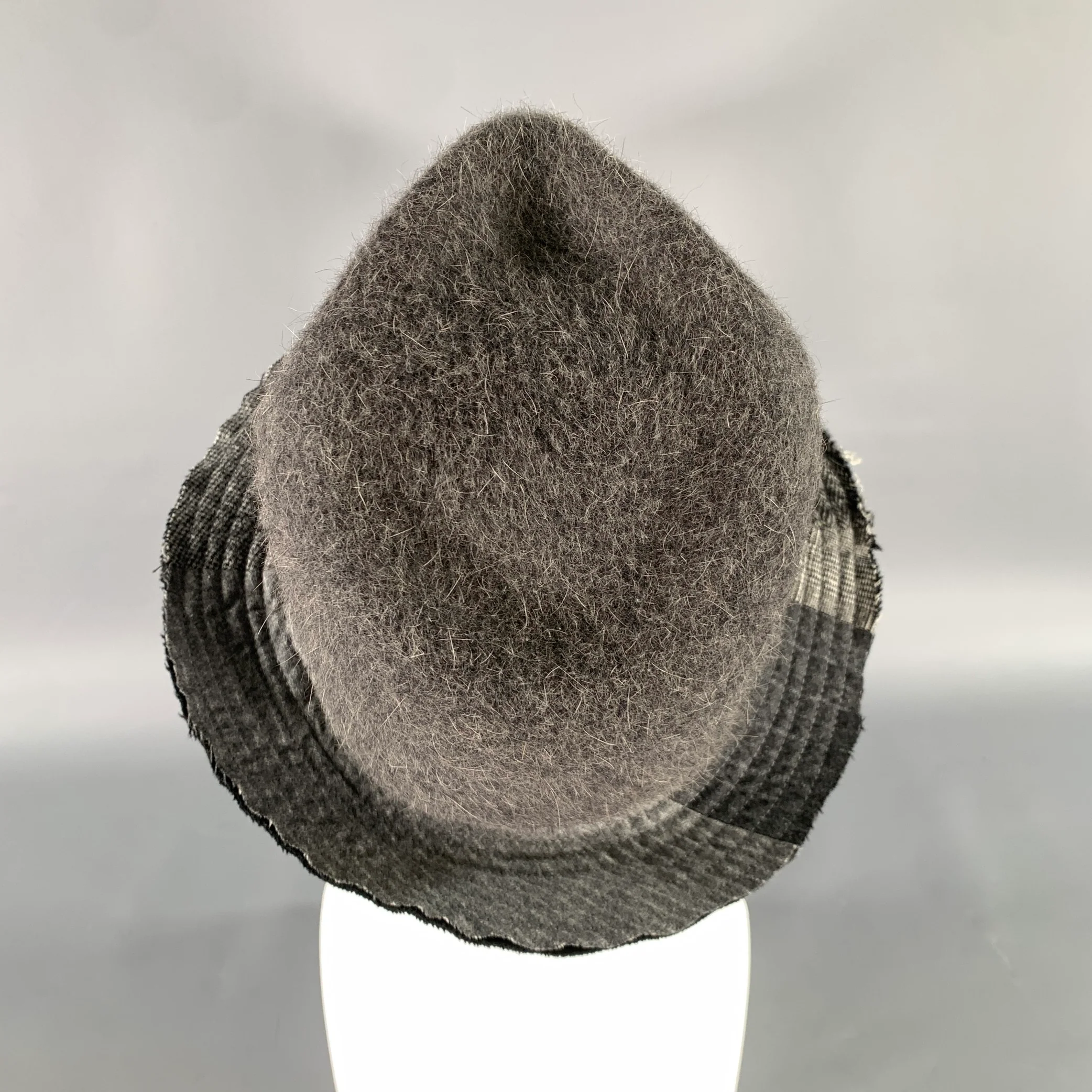 ALBERTUS SWANEPOEL Grey Navy Felt Hats - Image 3