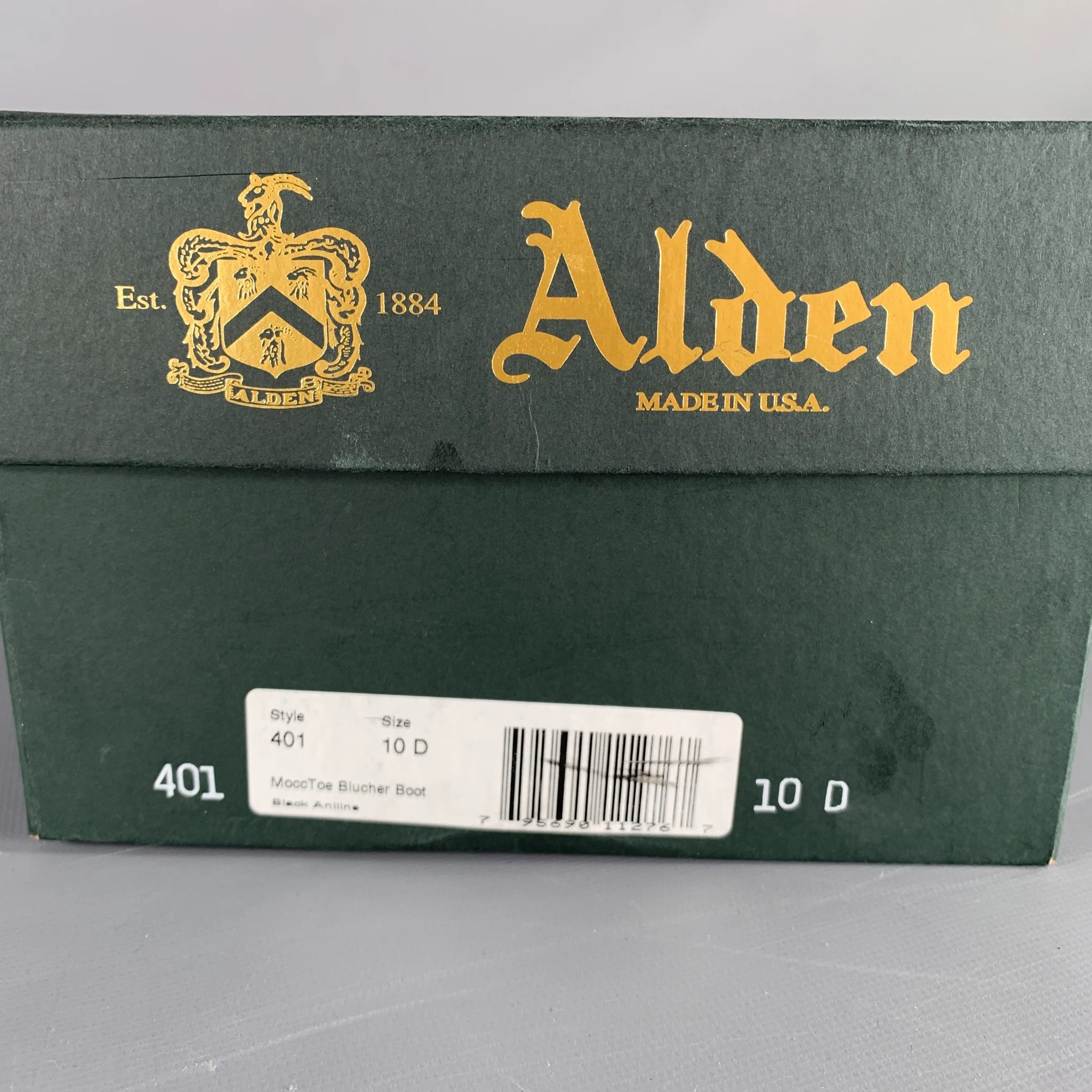 ALDEN Size 10 Black Tan Leather Lace Up Ankle Boots - Image 9