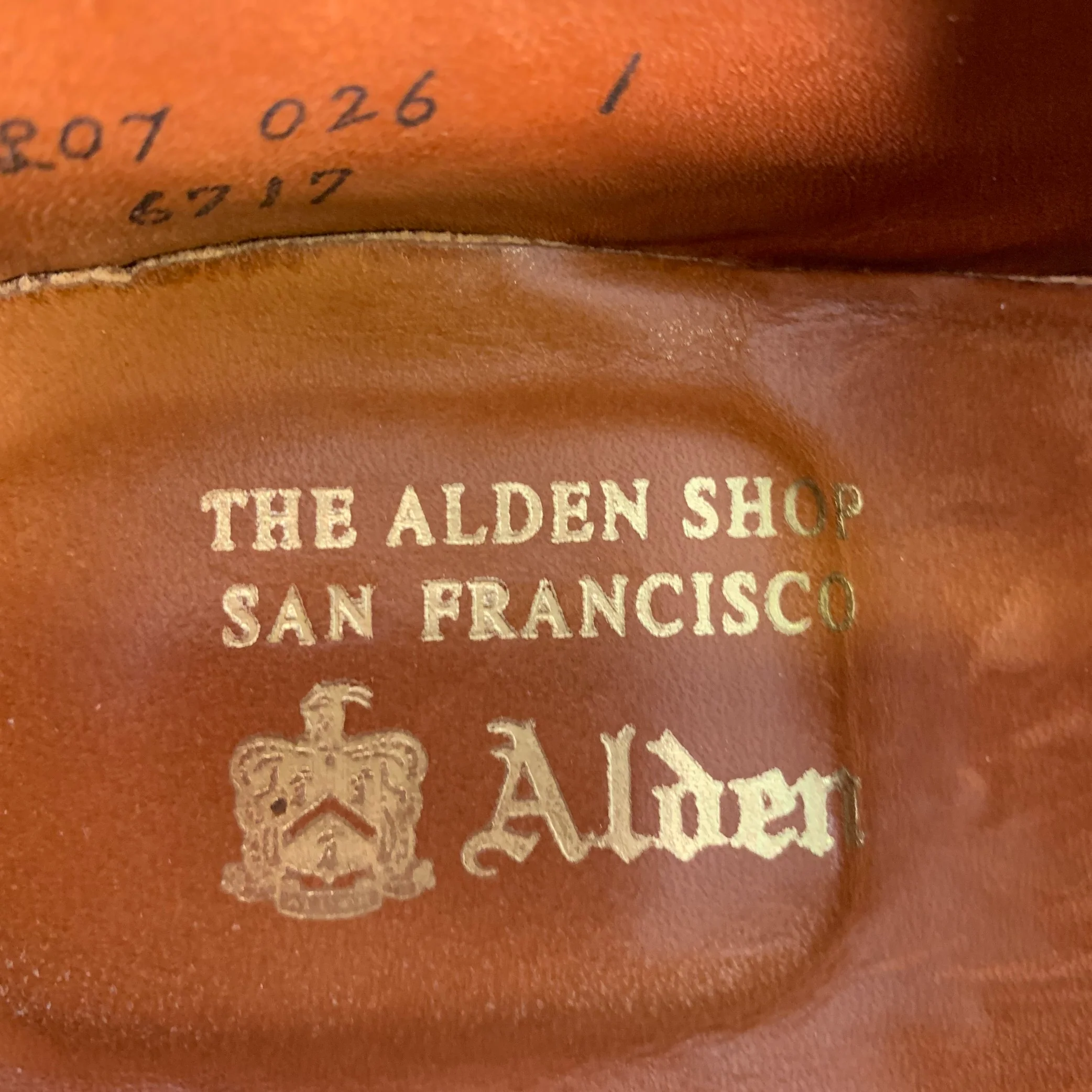 ALDEN Size 6.5 6717 Brown Cordovan Leather Penny Loafers - Image 8
