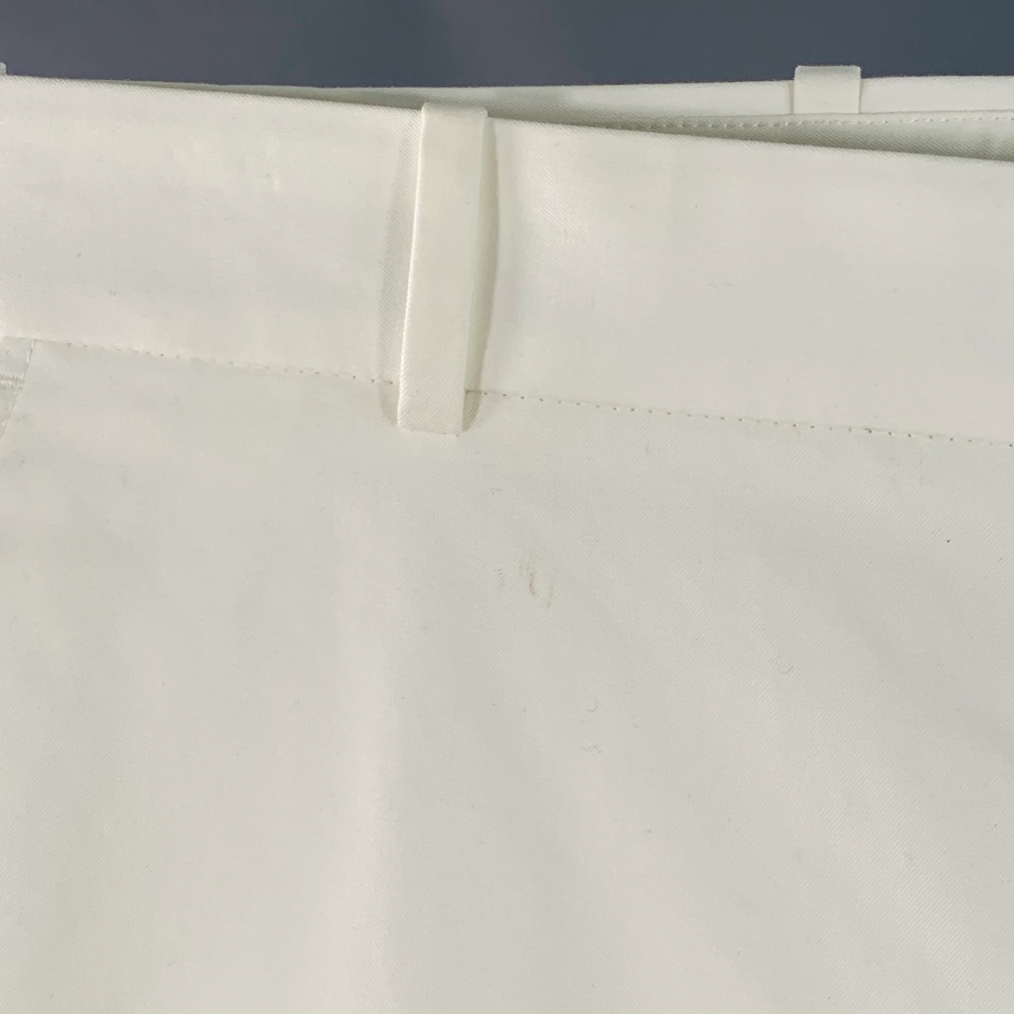 ALEXANDER MCQUEEN Size 30 White Cotton Cargo Ankle Zip Casual Pants - Image 4