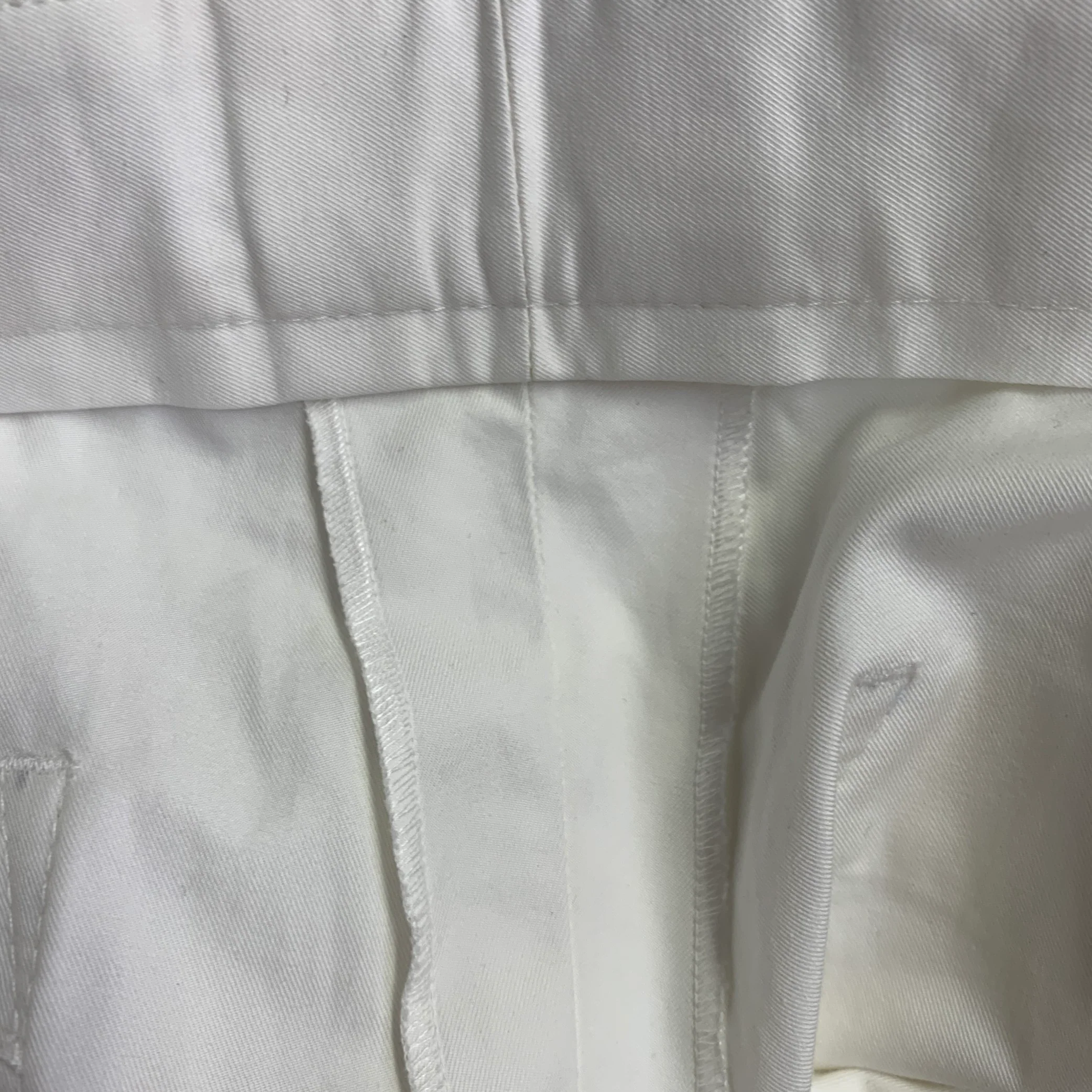 ALEXANDER MCQUEEN Size 30 White Cotton Cargo Ankle Zip Casual Pants - Image 9