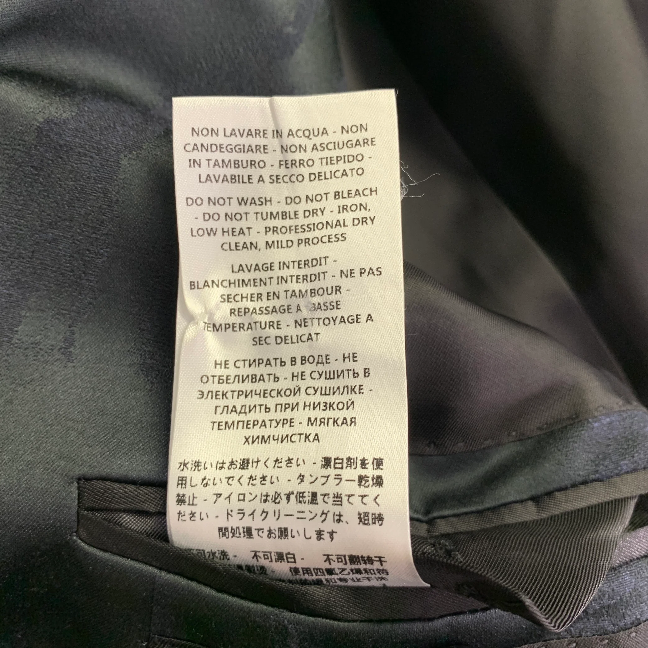 ALEXANDER MCQUEEN Size 48 Black Jacquard Viscose Blend Sport Coat - Image 11