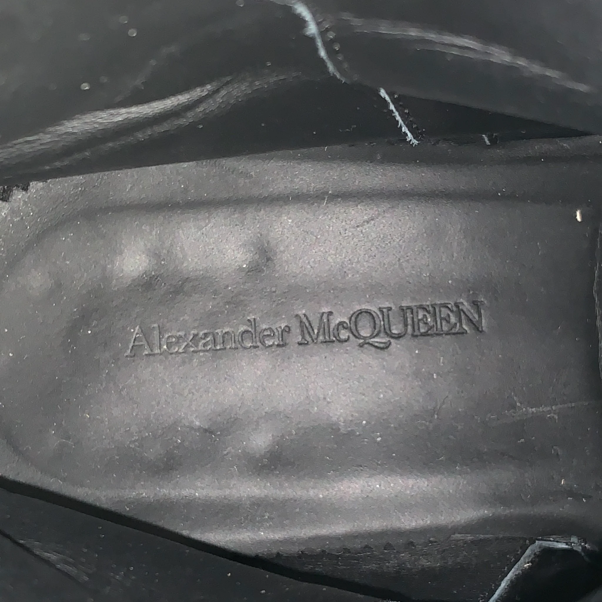 ALEXANDER MCQUEEN Size 9.5 Black Studded Leather Ankle Boots - Image 7