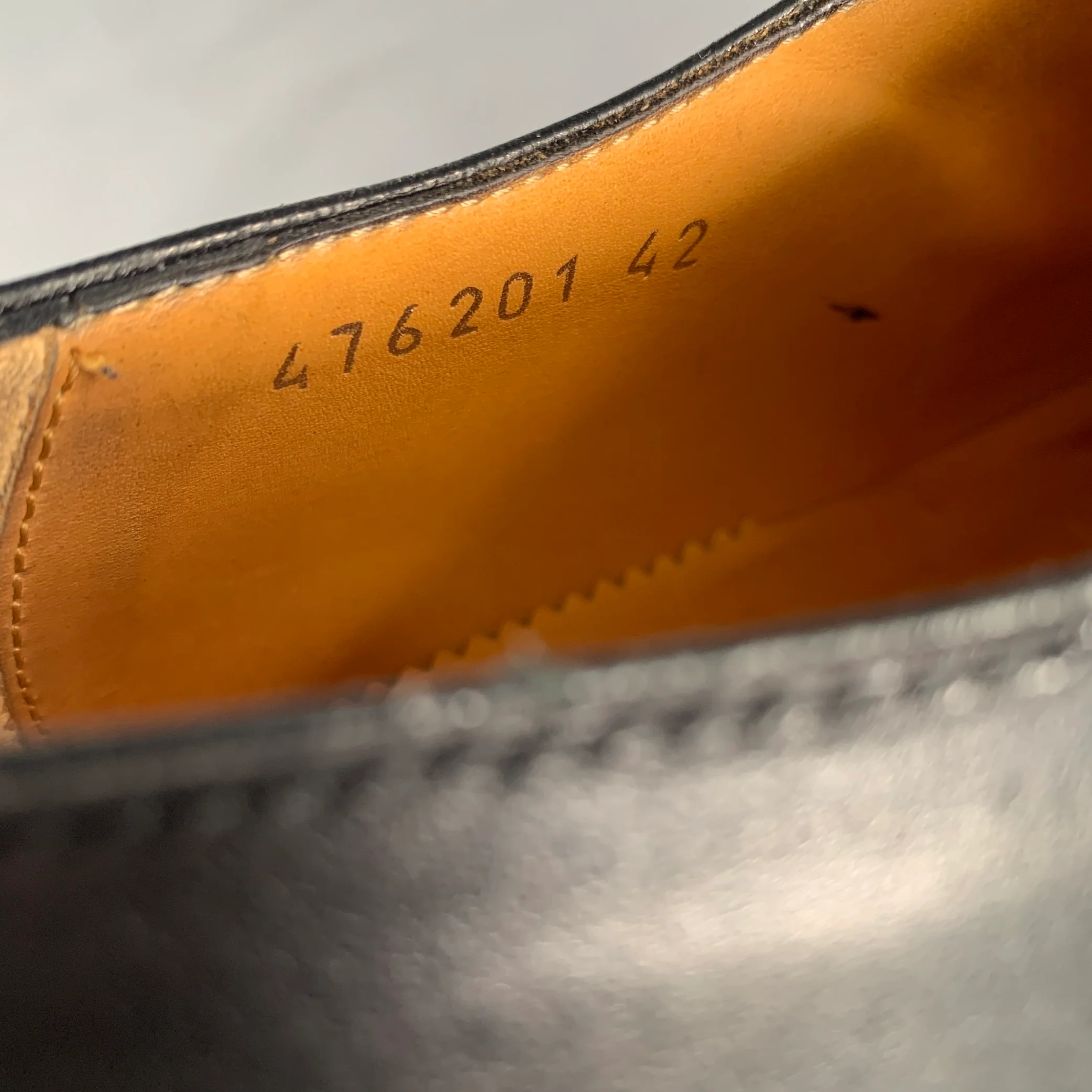 ALEXANDER MCQUEEN Size 9 Black Leather Toe Cap Loafers - Image 8