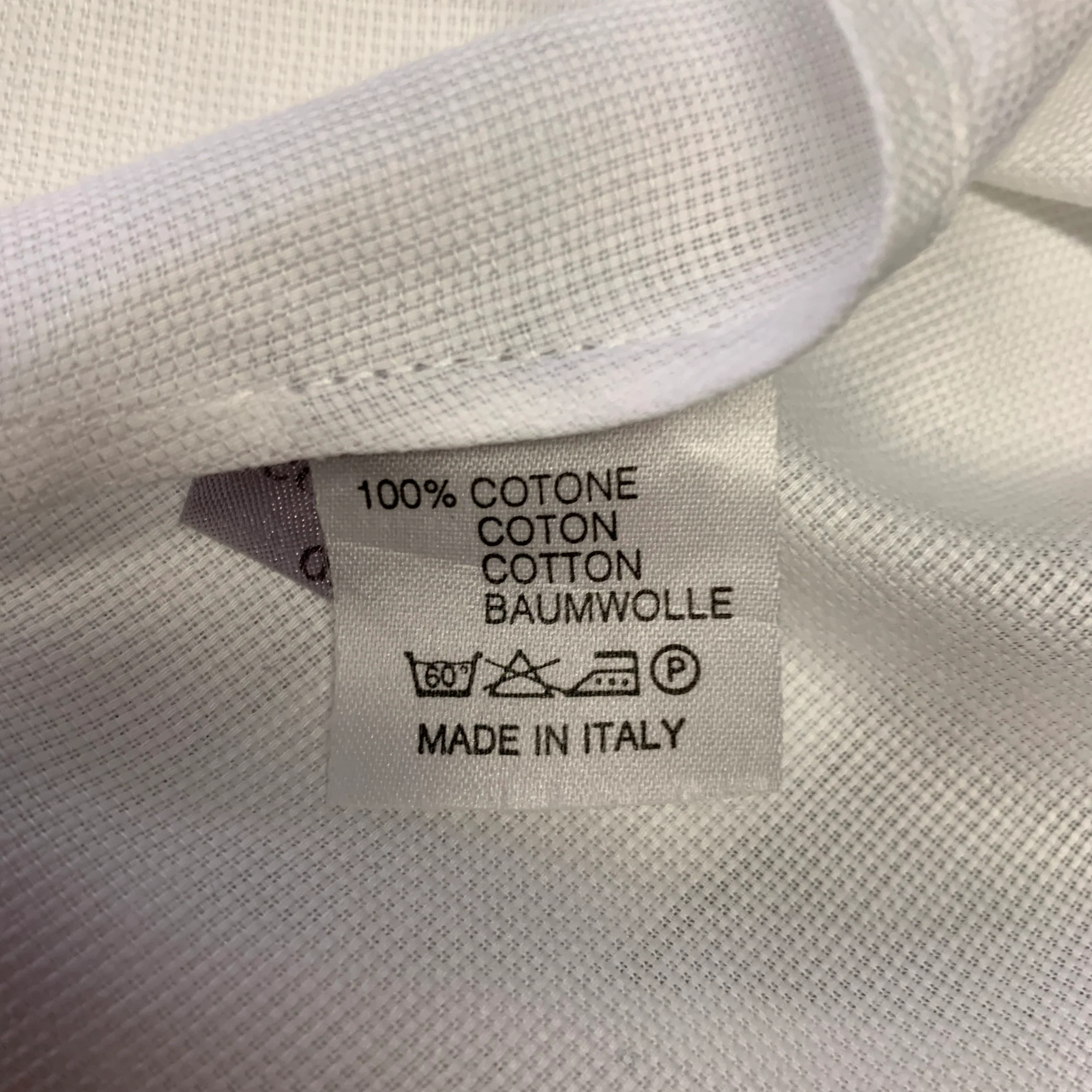 ALEXANDER MCQUEEN Size L White Woven Cotton Button Up Long Sleeve Shirt - Image 5