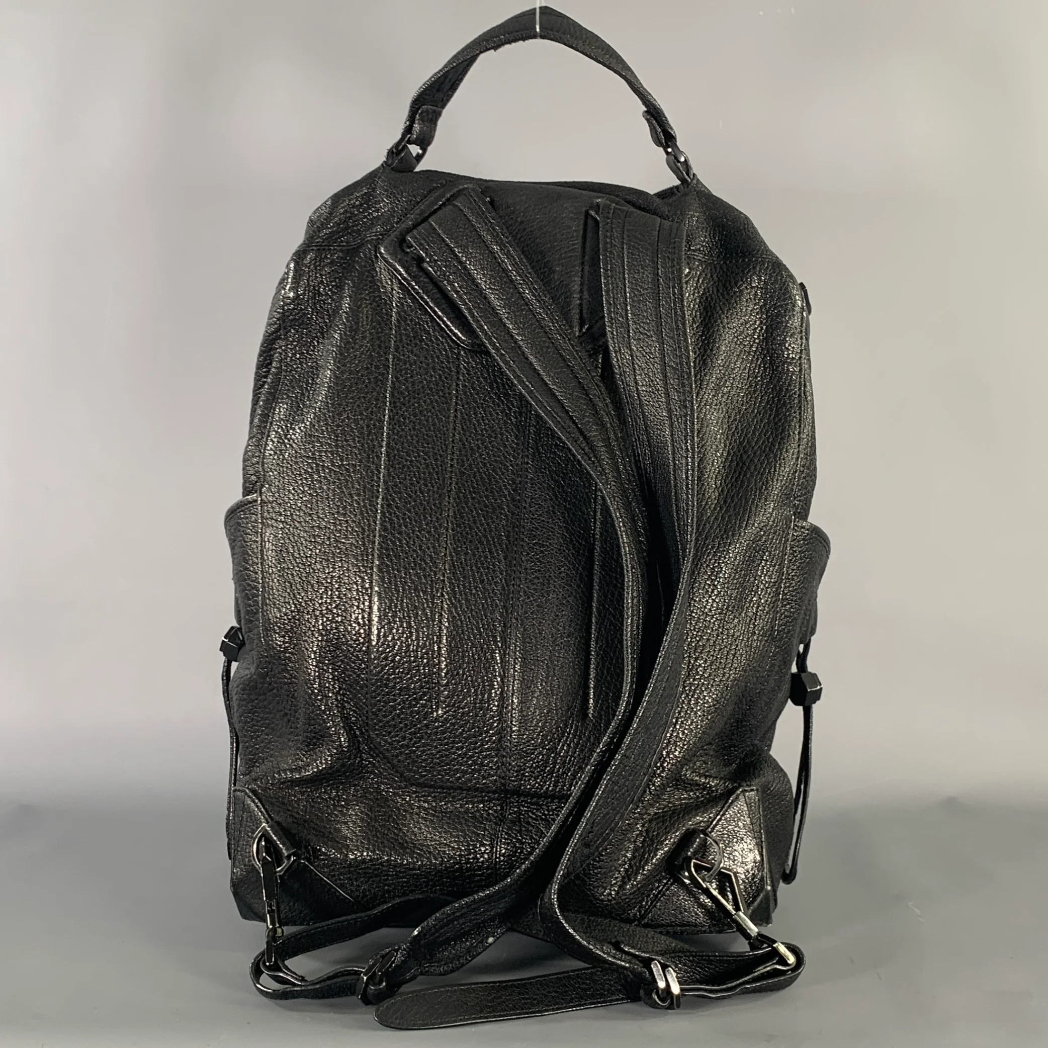 ALEXANDER WANG Black Leather Backpack - Image 3