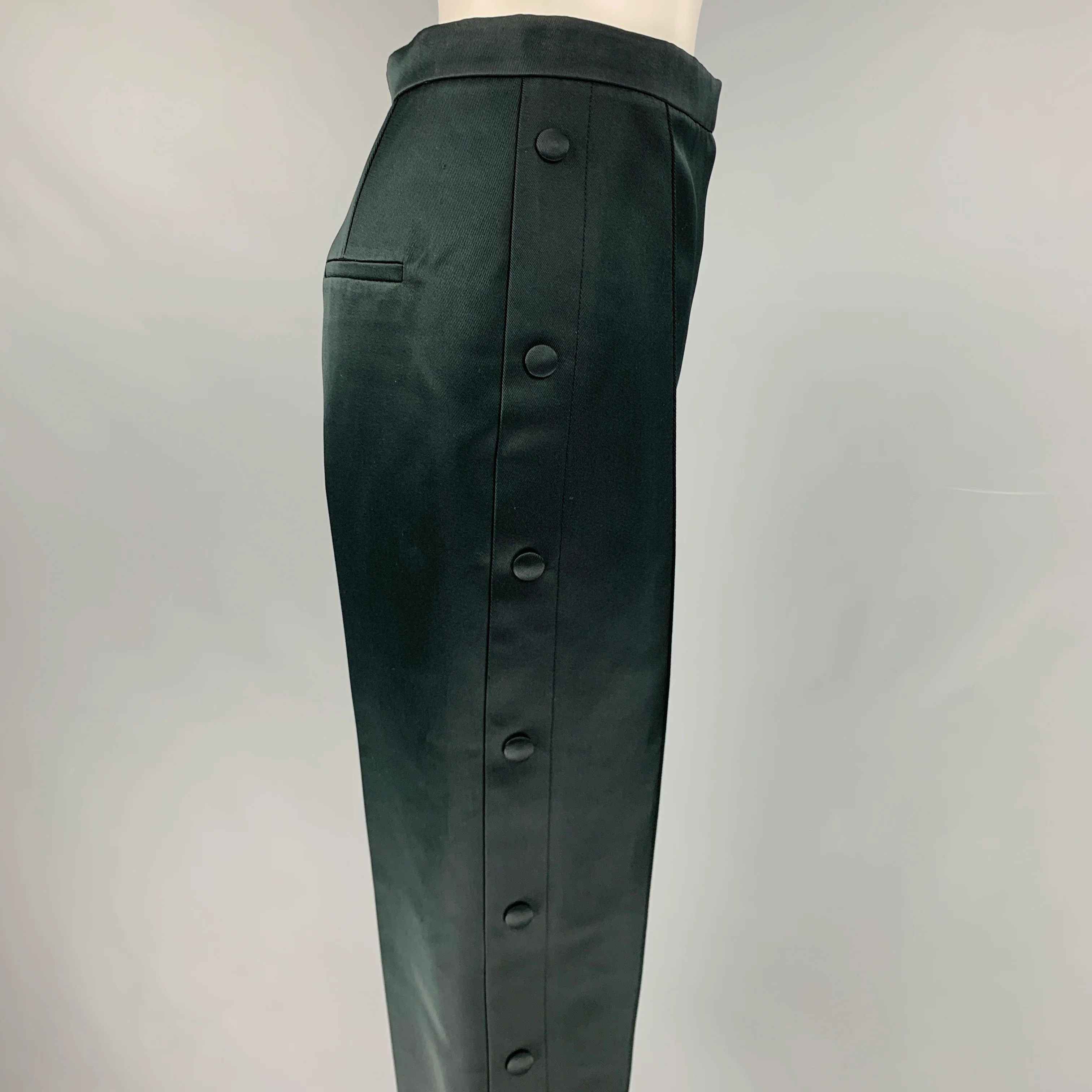 ALEXANDER WANG Size 4 Black Polyester Dress Pants - Image 3
