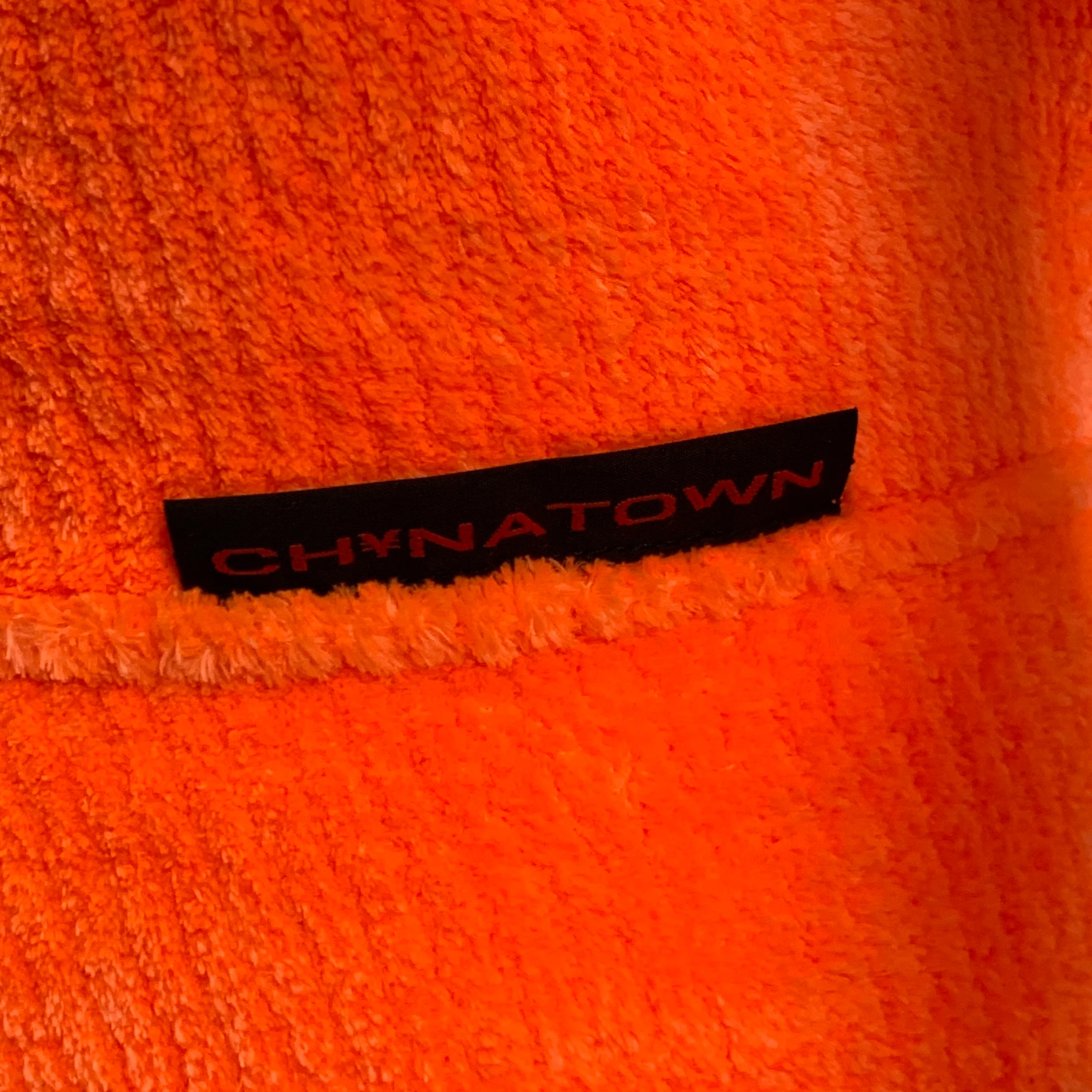 ALEXANDER WANG Size S Orange Ribbed Polyester Blend Oversized Crew Neck Sweater - Image 2