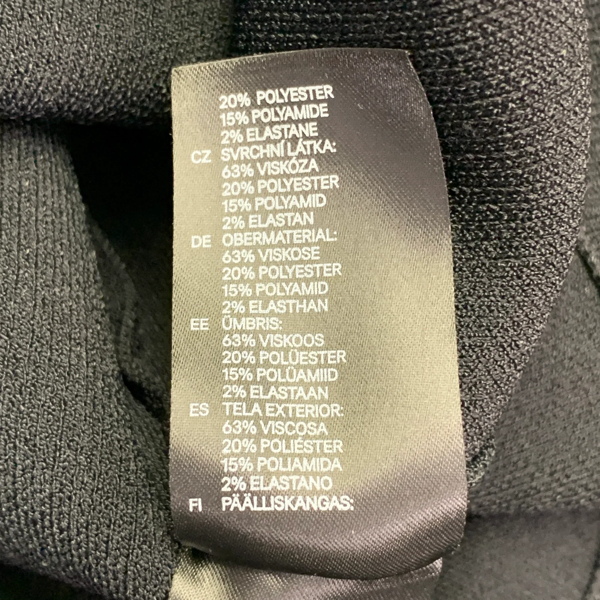 ALEXANDER WANG x H&M Size S Black Textured Viscose Hooded Sweatshirt - Image 6