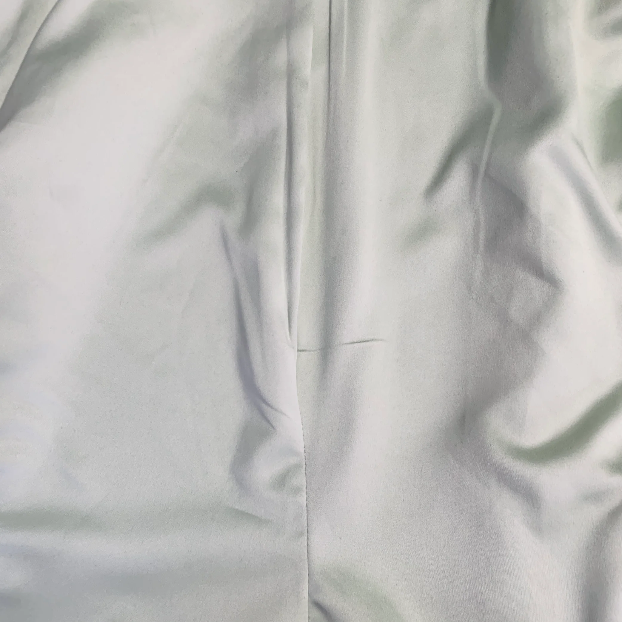 ALICE + OLIVIA Size 12 Mint Green Triacetate Blend Satin Jacket Blazer - Image 11
