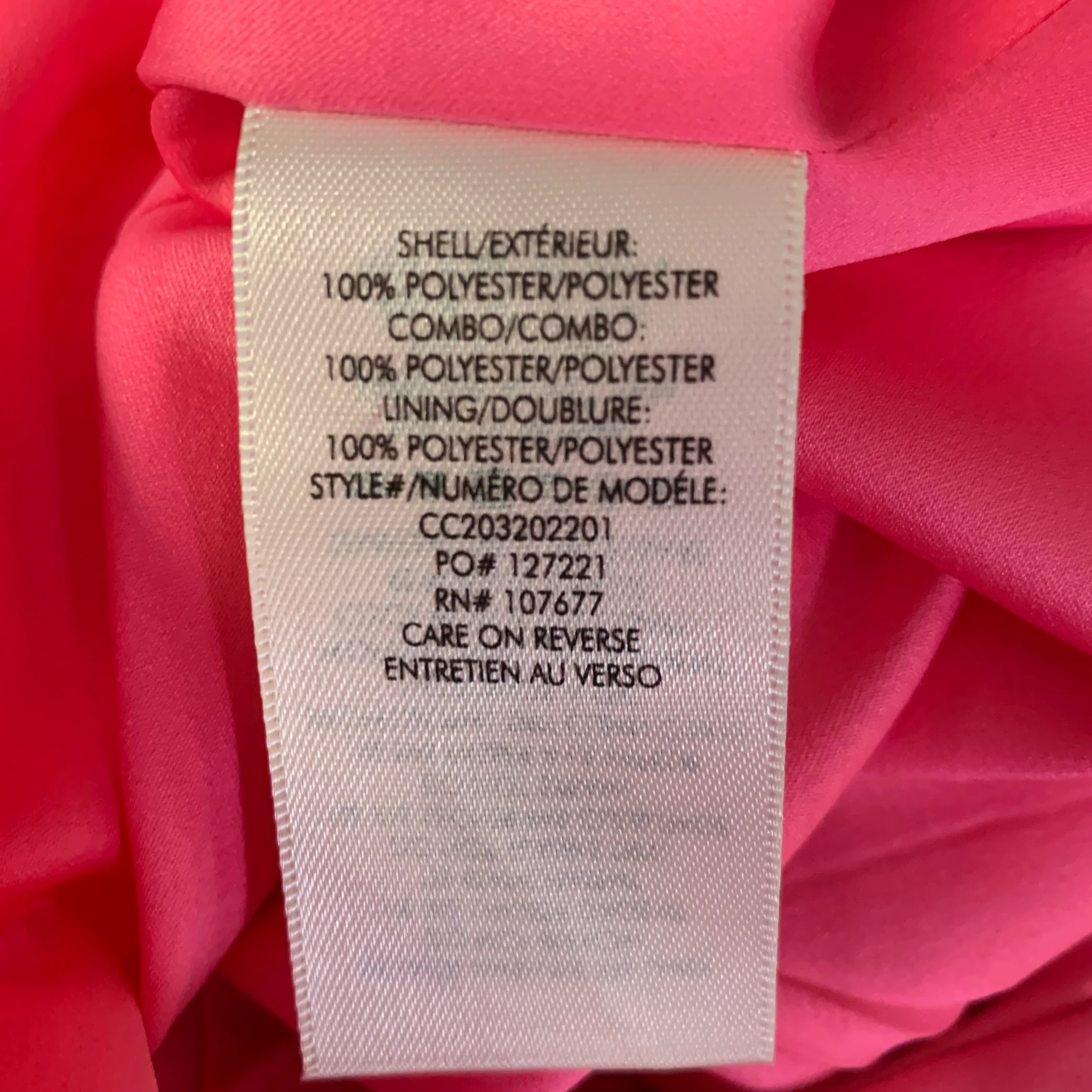 ALICE + OLIVIA Size 4 Pink Polyester Peak Lapel Jacket - Image 5