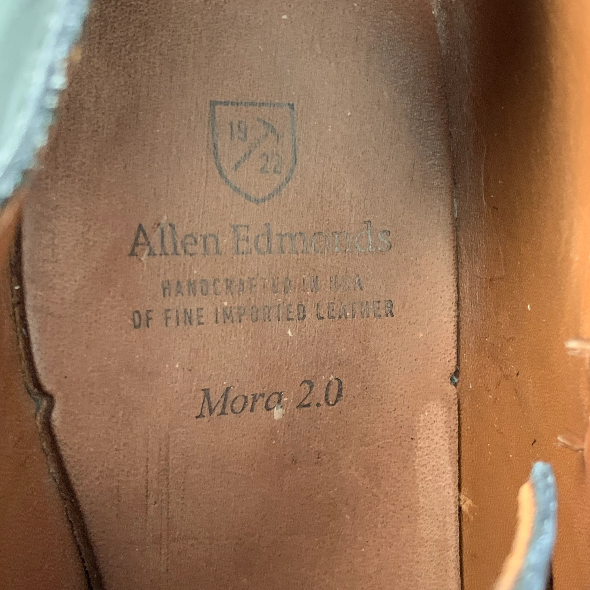 ALLEN EDMONDS Size 10 Black Leather Double Monk Strap Lace Up Shoes - Image 8