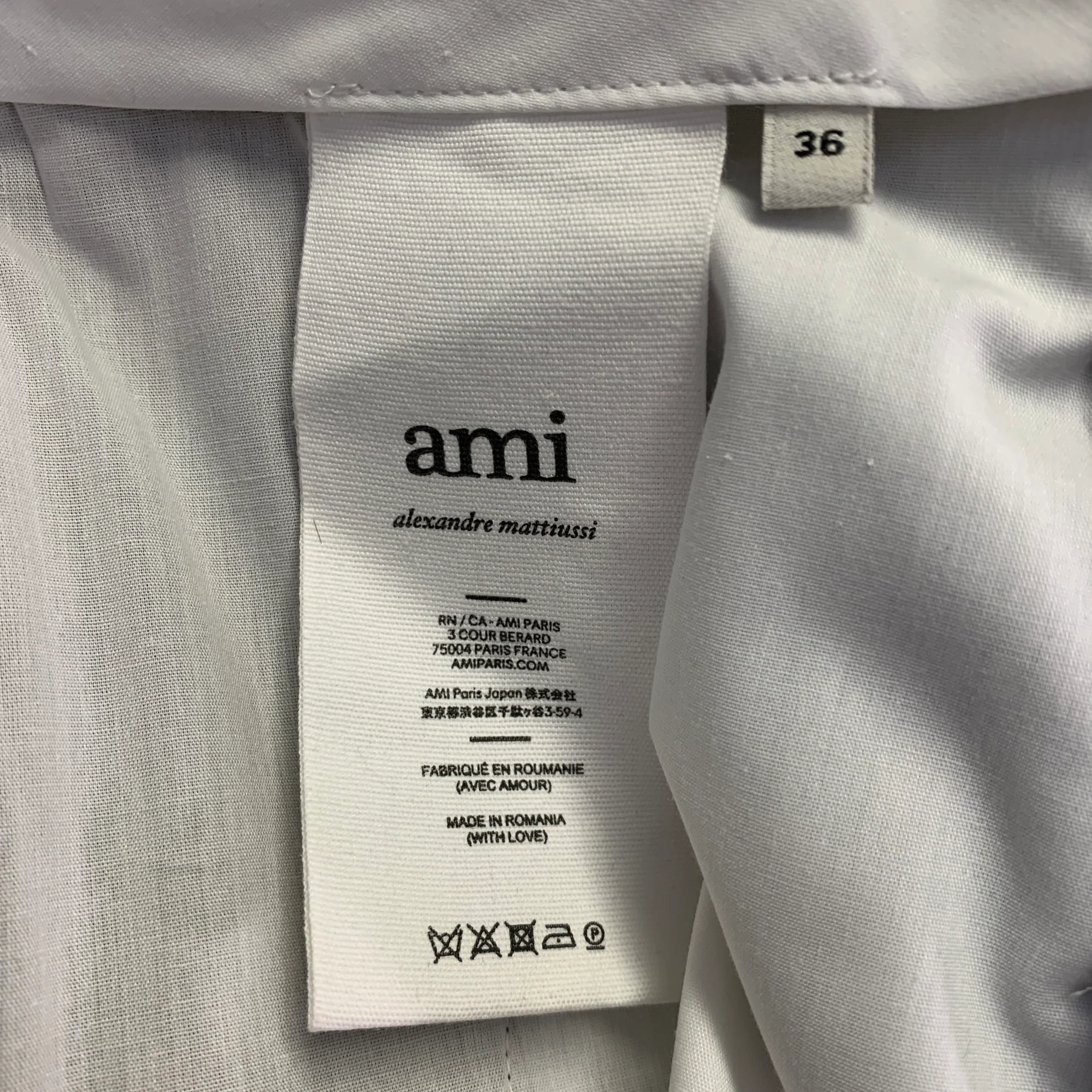 AMI by ALEXANDRE MATTIUSSI Size 0 Brown Virgin Wool Twill Flared Dress Pants - Image 5