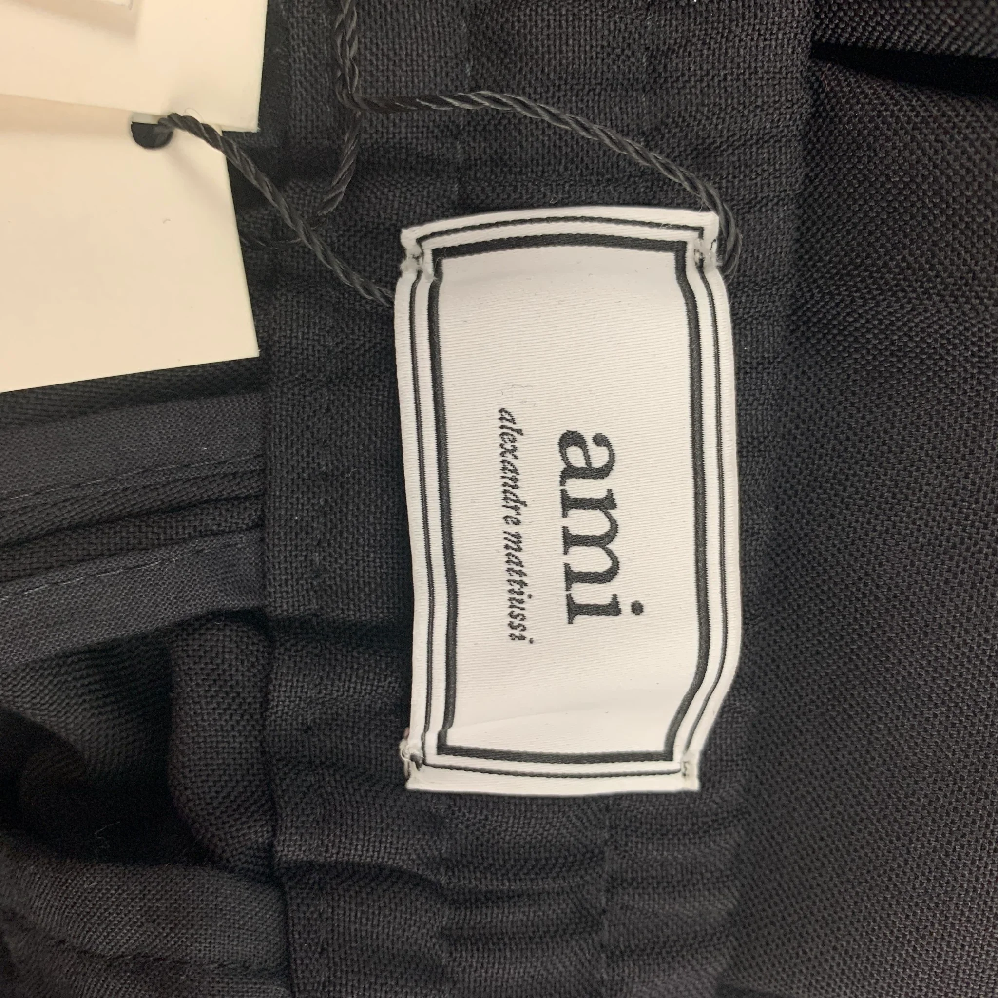 AMI by ALEXANDRE MATTIUSSI Size 32 Black Wool Dress Pants - Image 5