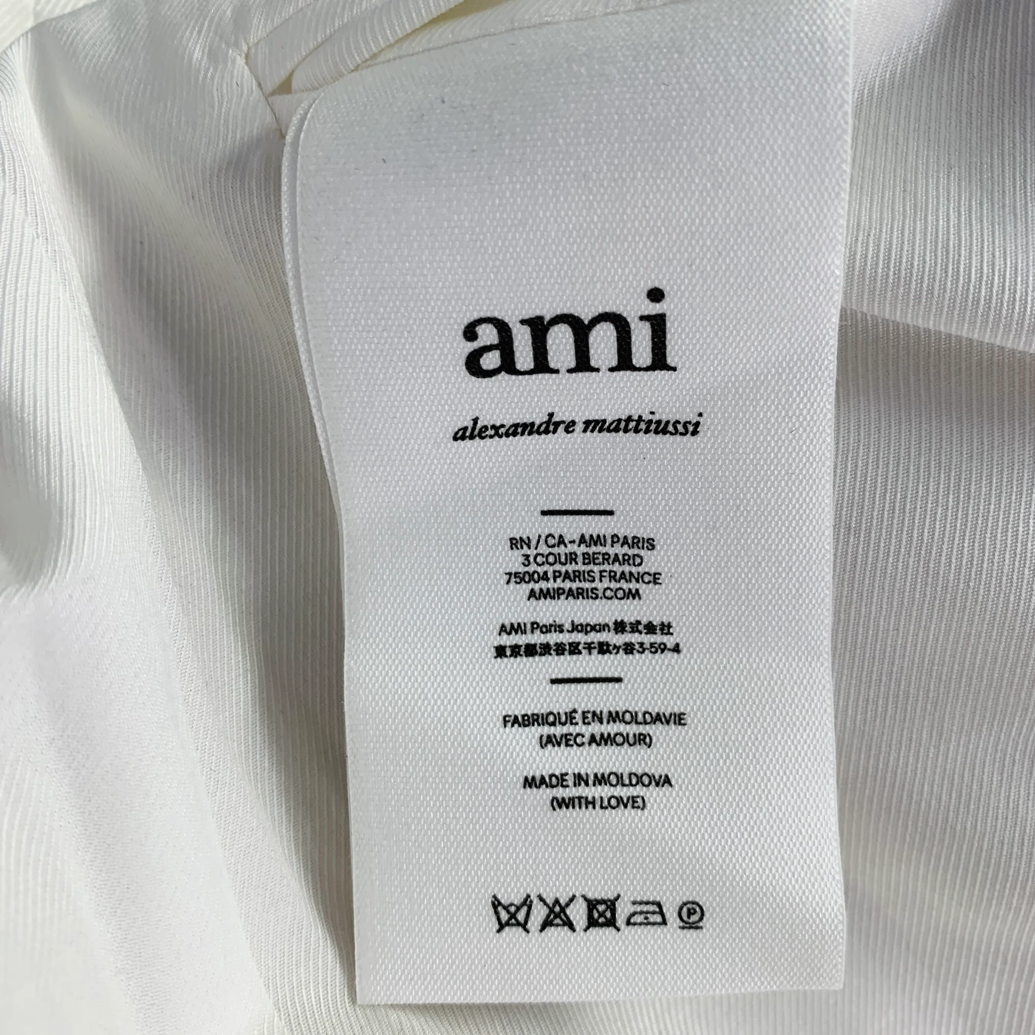 AMI by ALEXANDRE MATTIUSSI Size 34 Beige Wool Twill Double Breasted Sport Coat - Image 9