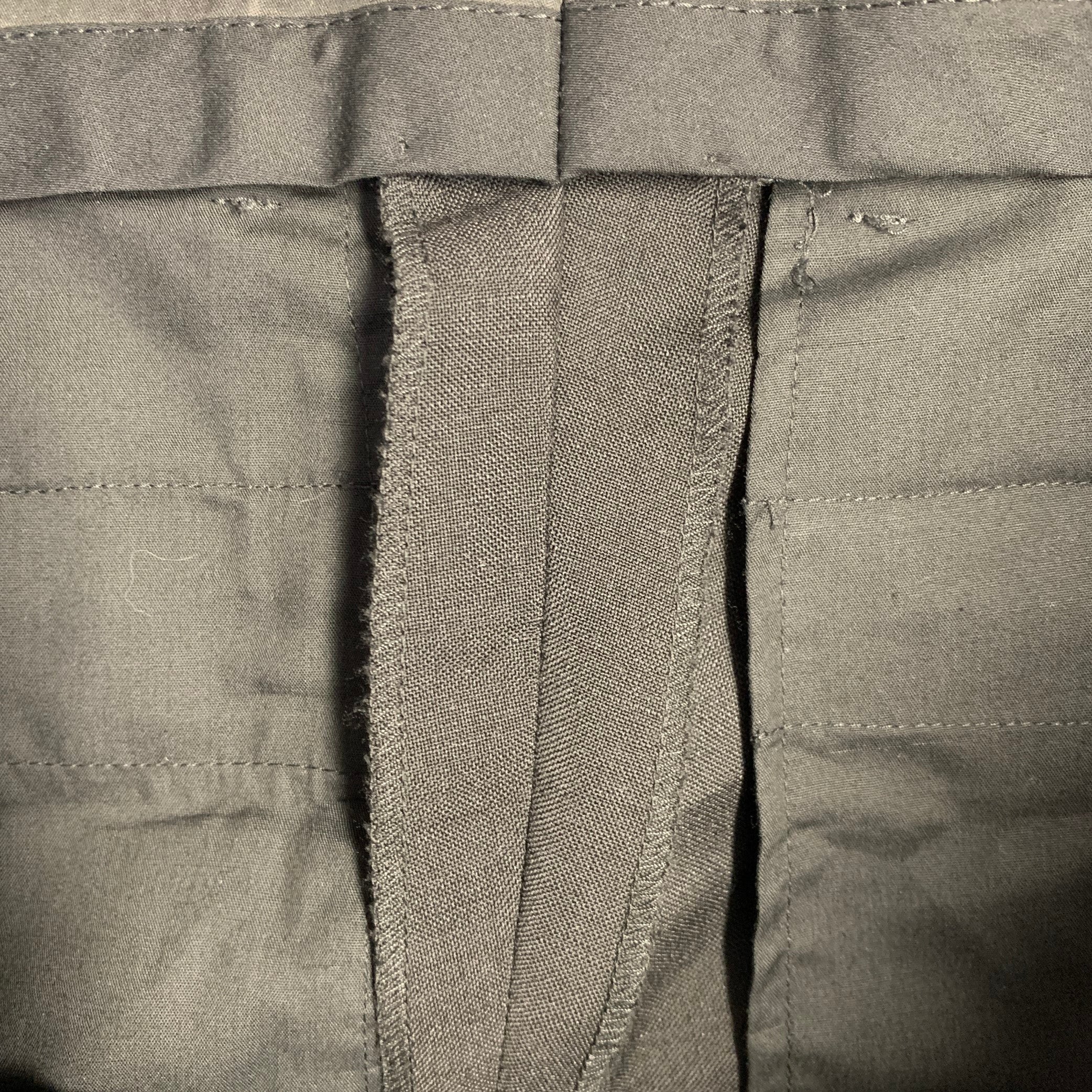AMI by ALEXANDRE MATTIUSSI Size 34 Black Mohair Virgin Wool Dress Pants - Image 5