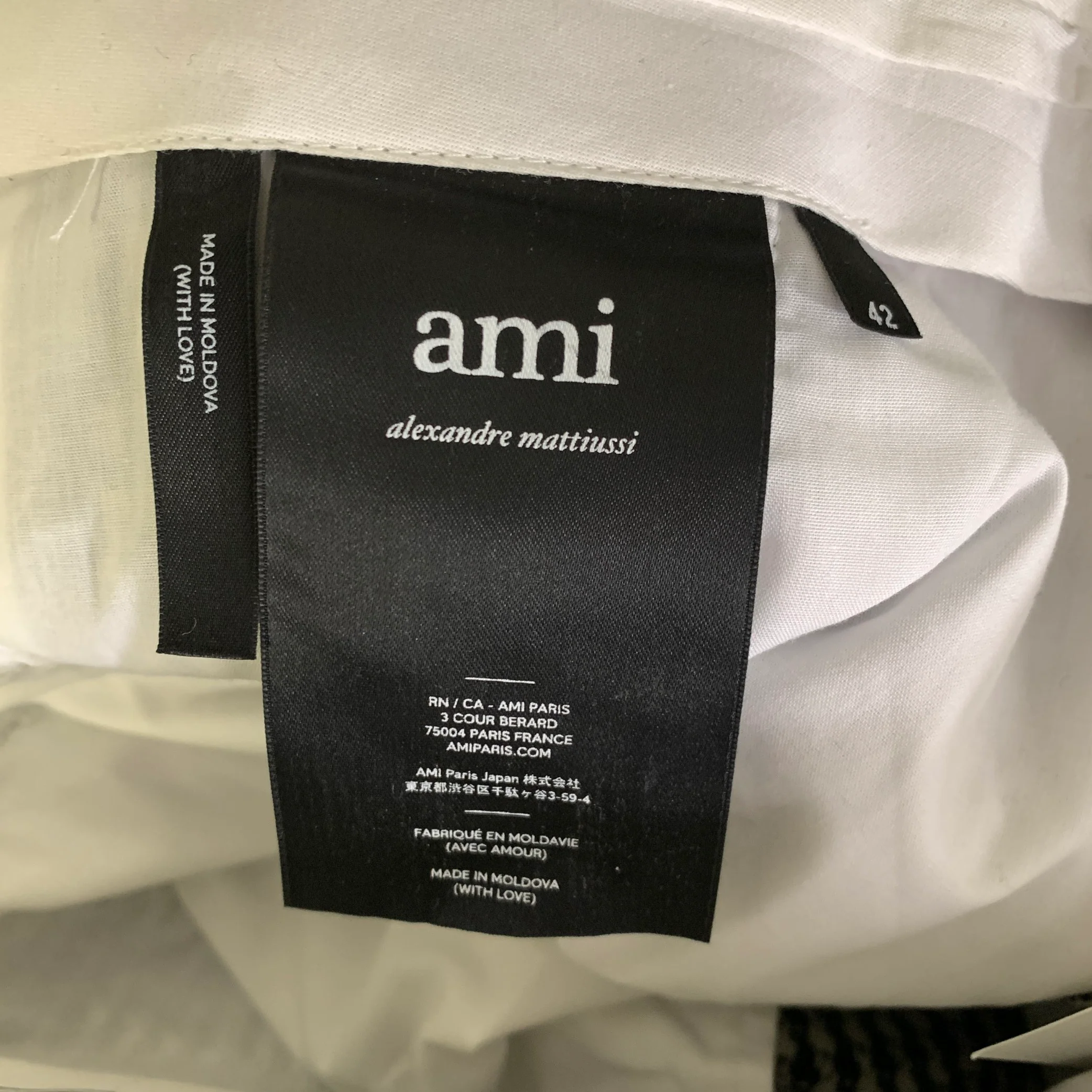 AMI by ALEXANDRE MATTIUSSI Size 34 Black White Wool Houndstooth Dress Pants - Image 4