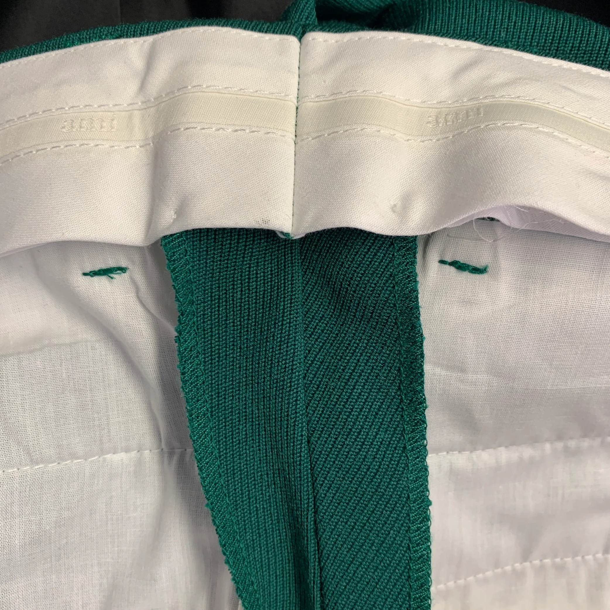AMI by ALEXANDRE MATTIUSSI Size 38 Green Wool Notch Lapel Suit - Image 13