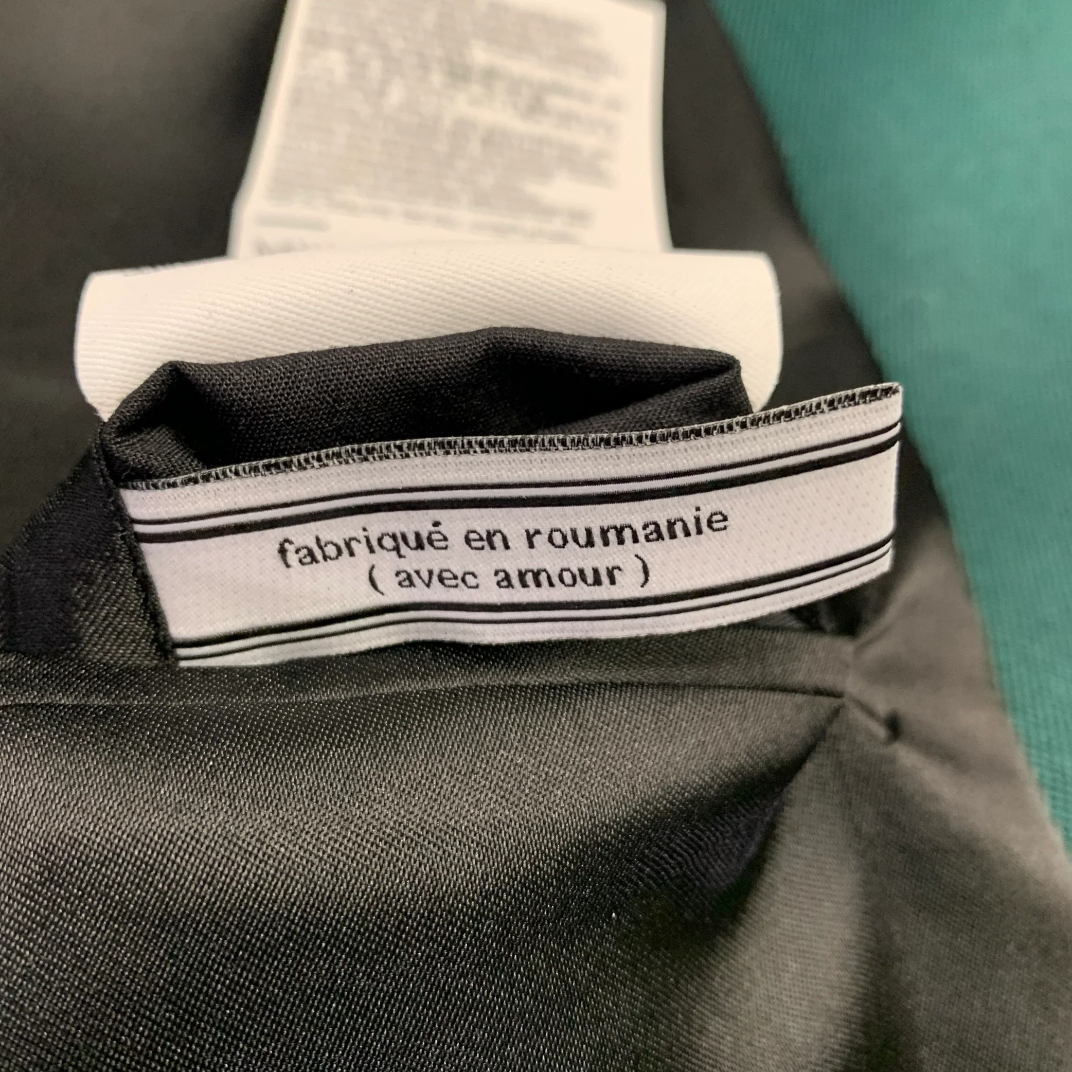 AMI by ALEXANDRE MATTIUSSI Size 42 Green Wool Twill Notch Lapel Suit - Image 11