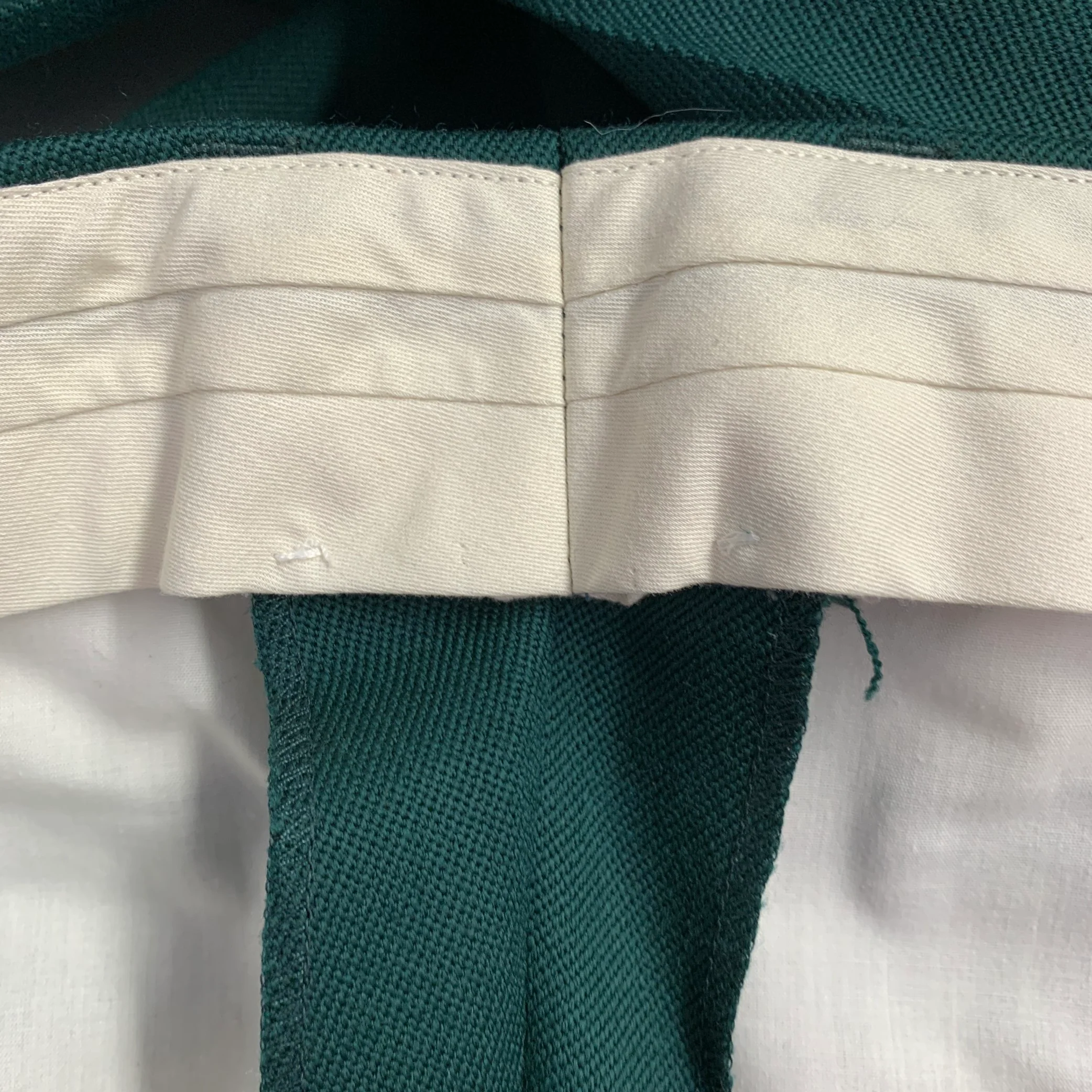 AMI by ALEXANDRE MATTIUSSI Size 42 Green Wool Twill Notch Lapel Suit - Image 15