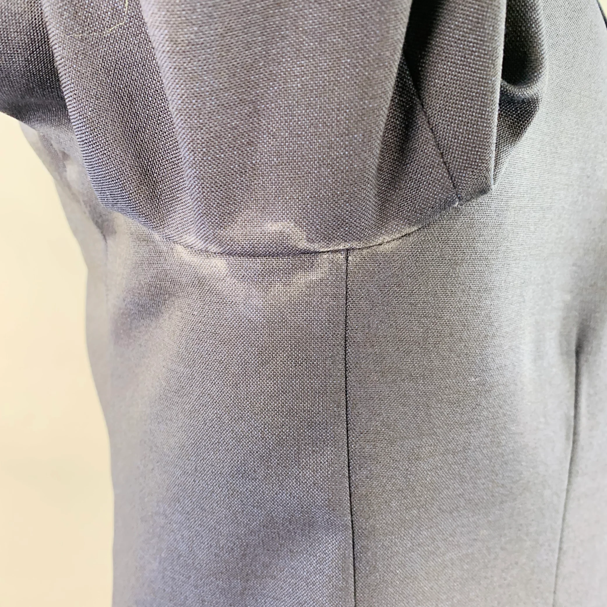 AMI by ALEXANDRE MATTIUSSI Size 44 Navy Wool Notch Lapel Sport Coat - Image 6