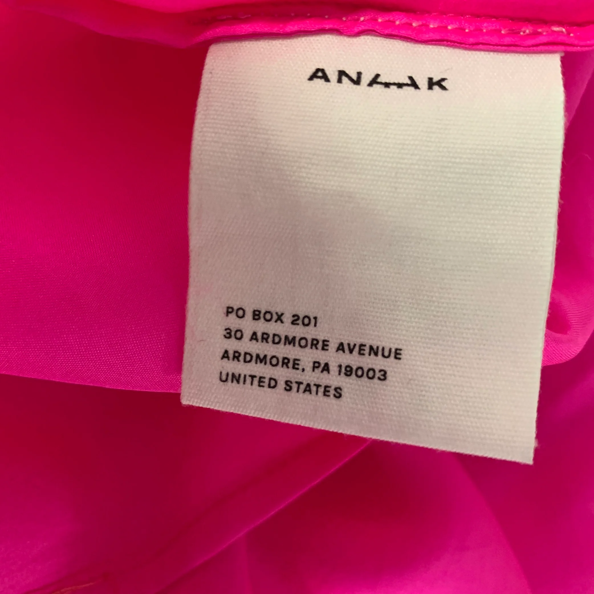 ANAAK Size S Pink Silk Strapless Dress - Image 8
